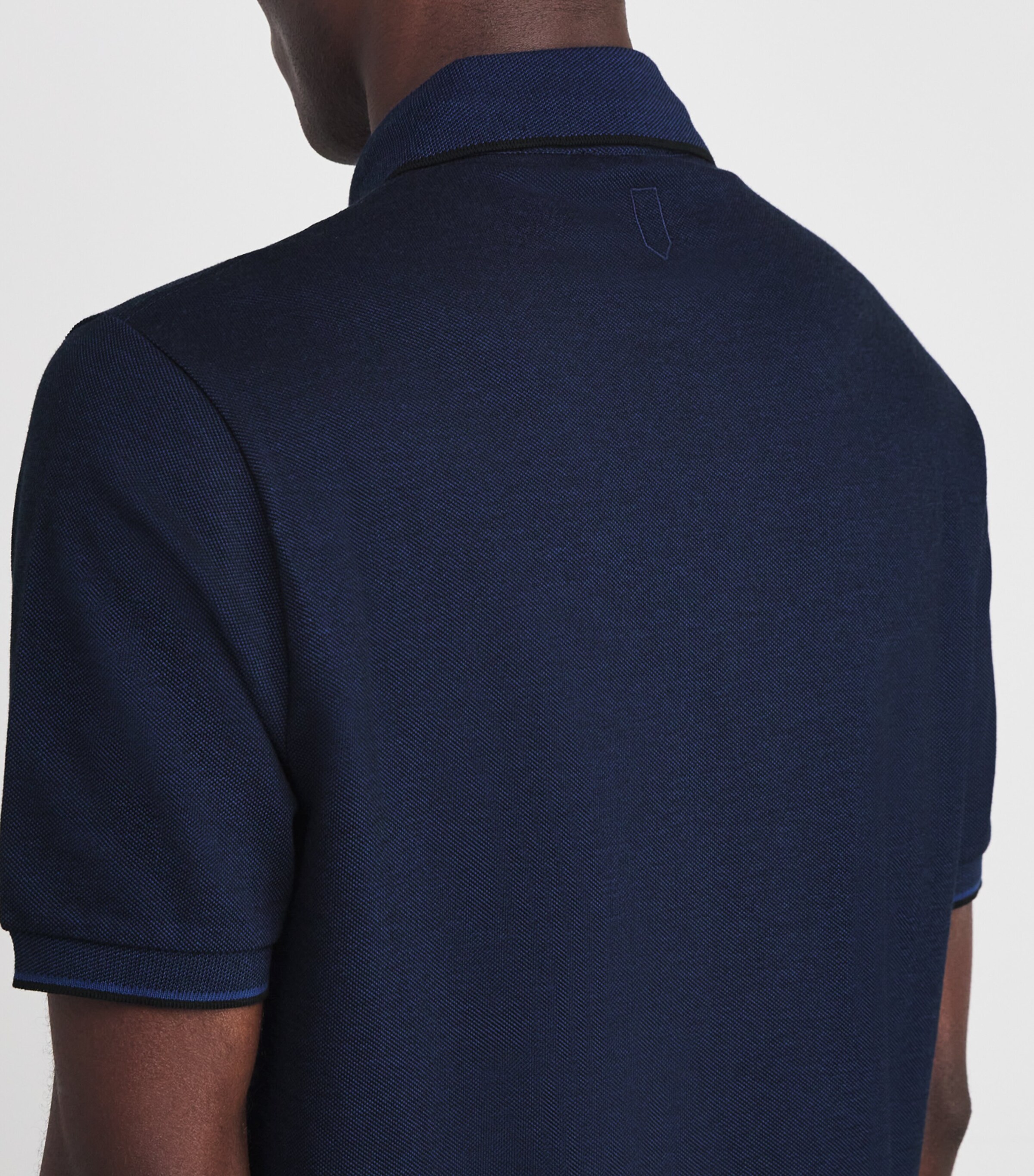 Canali Mens Cotton Polo Shirt Image 6