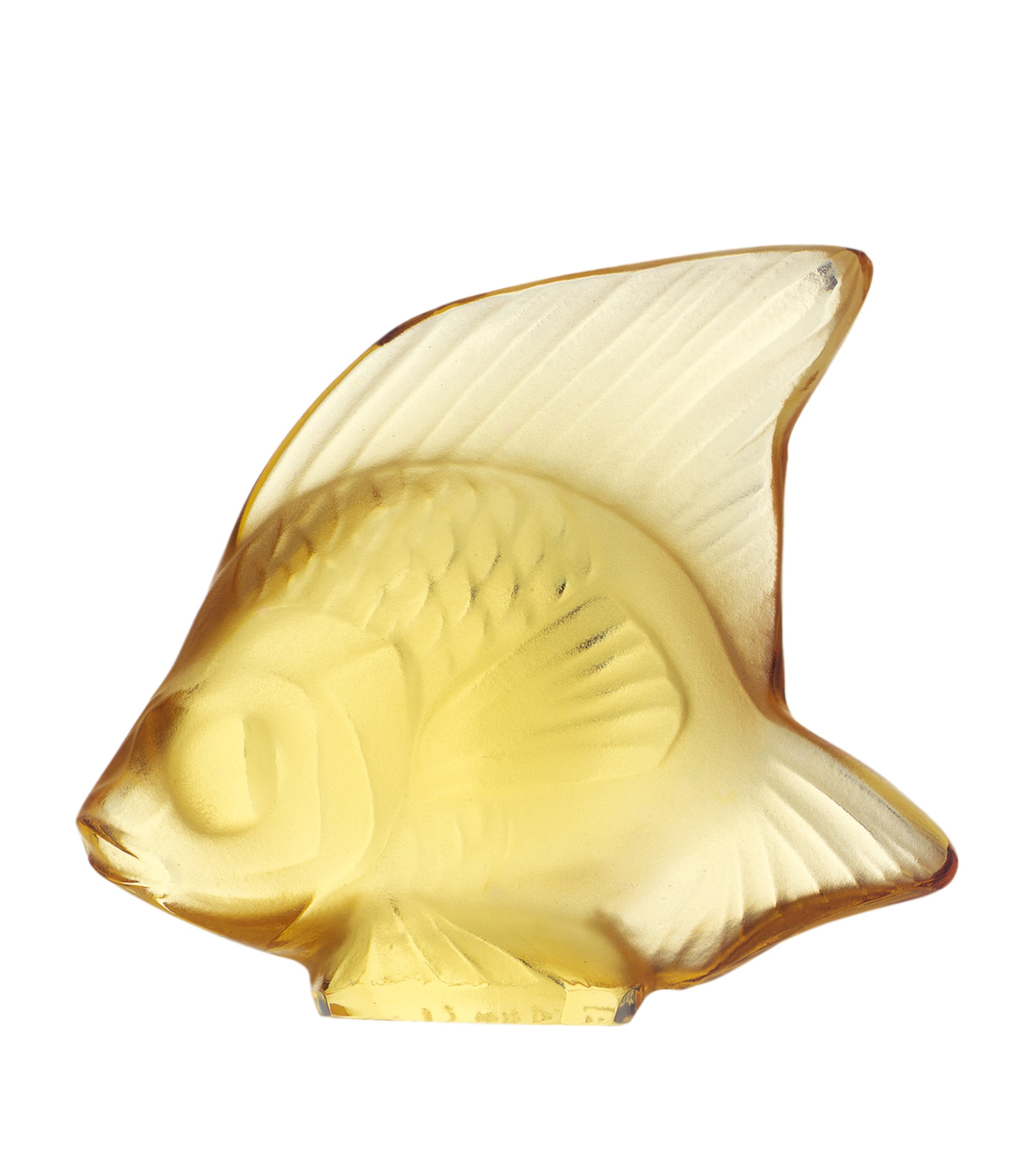 Lalique La Fish Gold | Home Accessories | Ornaments | Designers | Lalique