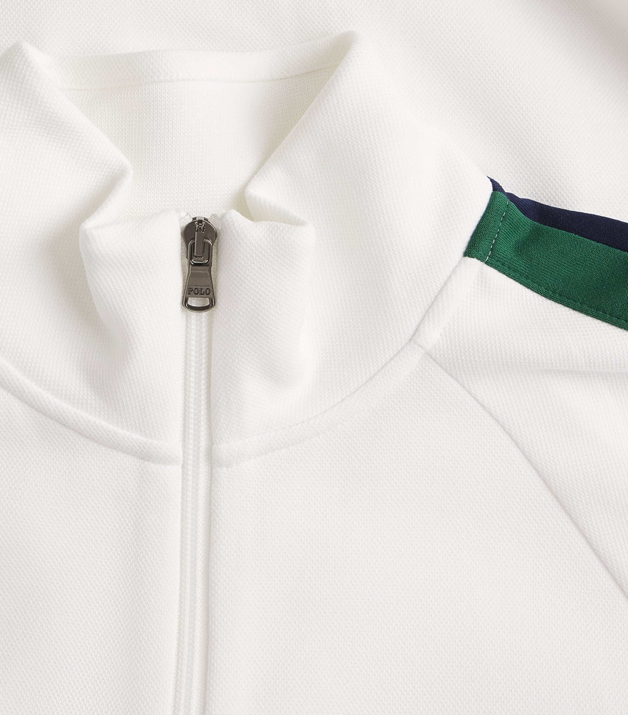 Polo Ralph Lauren Mens Double-Knit Track Jacket White Image 6