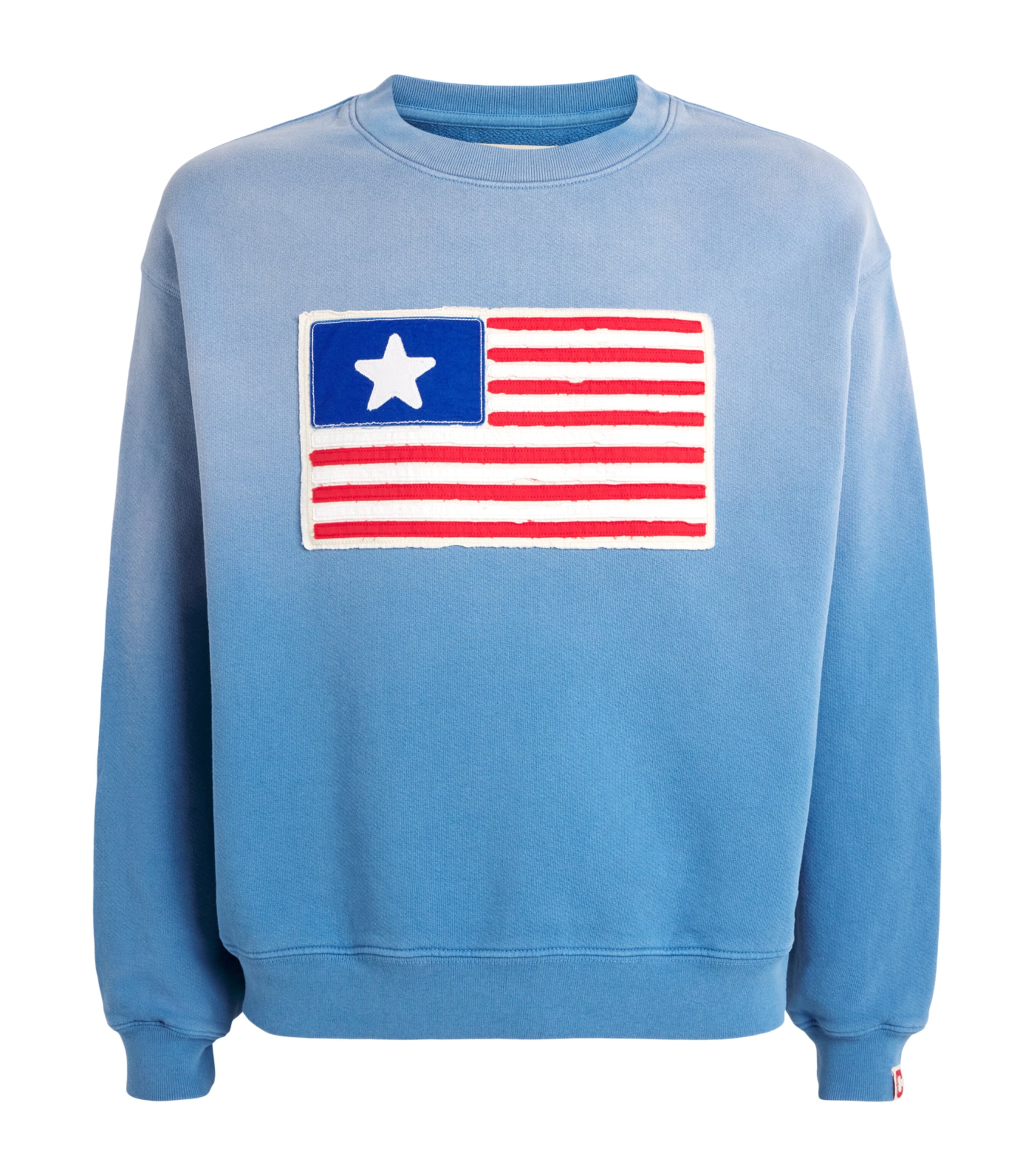 Cherry Los Angeles Mens One-Star Flag Sweatshirt Steel Blue Image 1