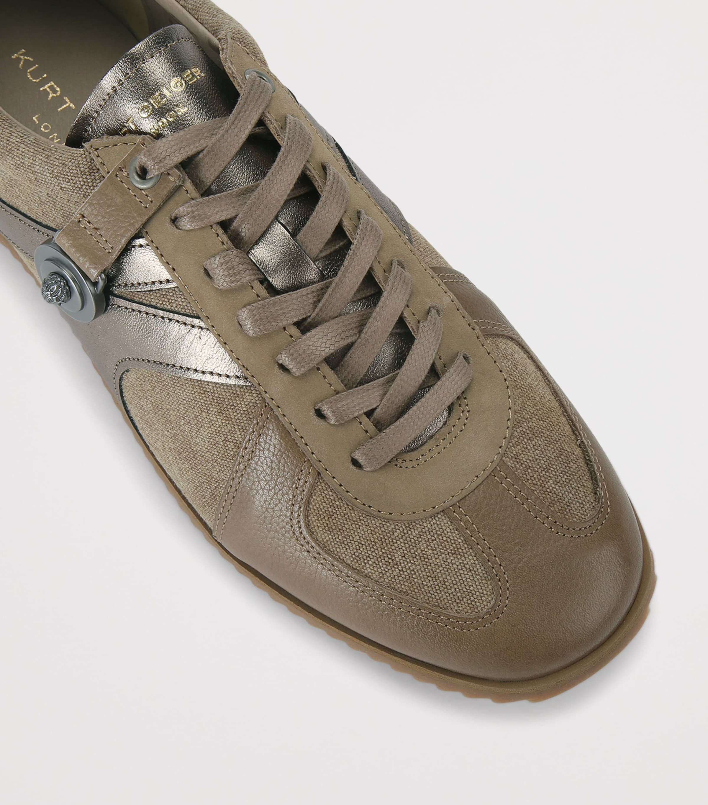 Leather Eldon Sneakers TAUPE Image 3