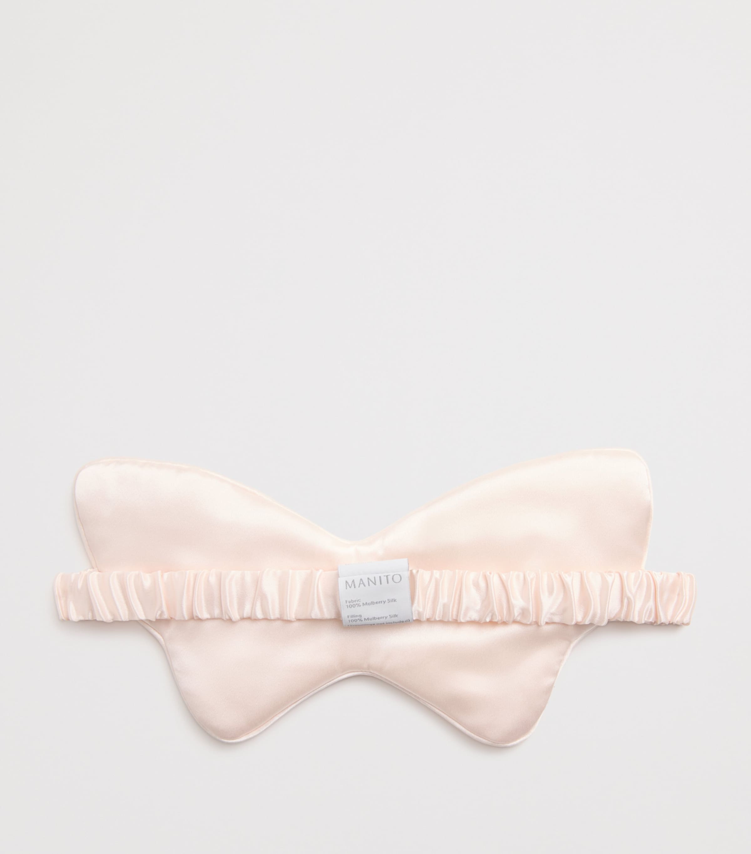 Silk Butterfly Eye Mask BALLET PINK Image 2