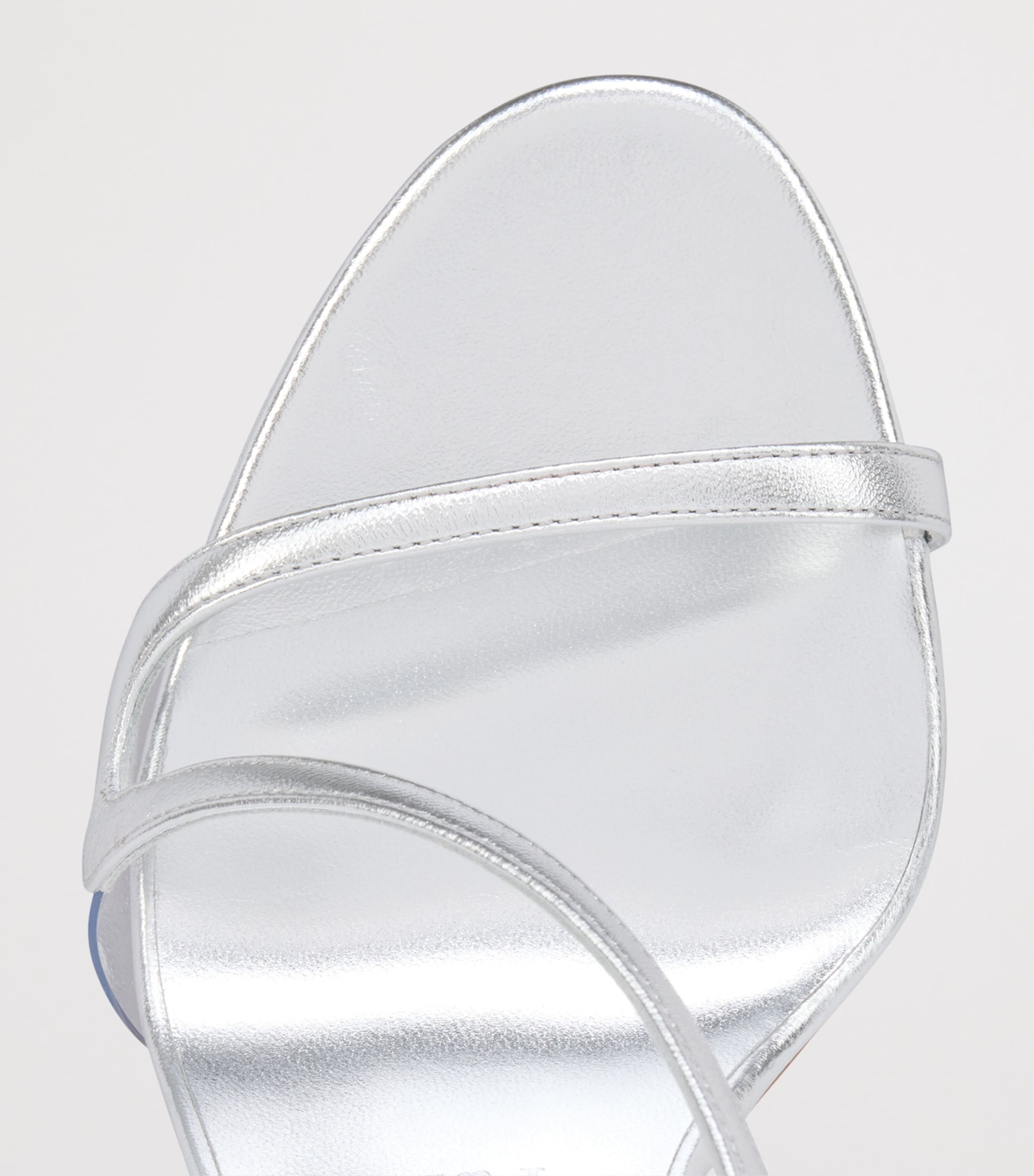 Christian Louboutin Rosa Z Metallic Leather Sandals 100 Image 5