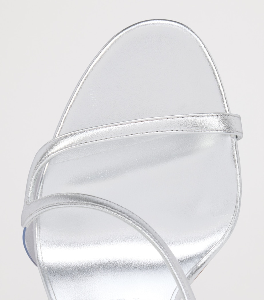 Christian Louboutin Rosa Z Metallic Leather Sandals 100 Image 5