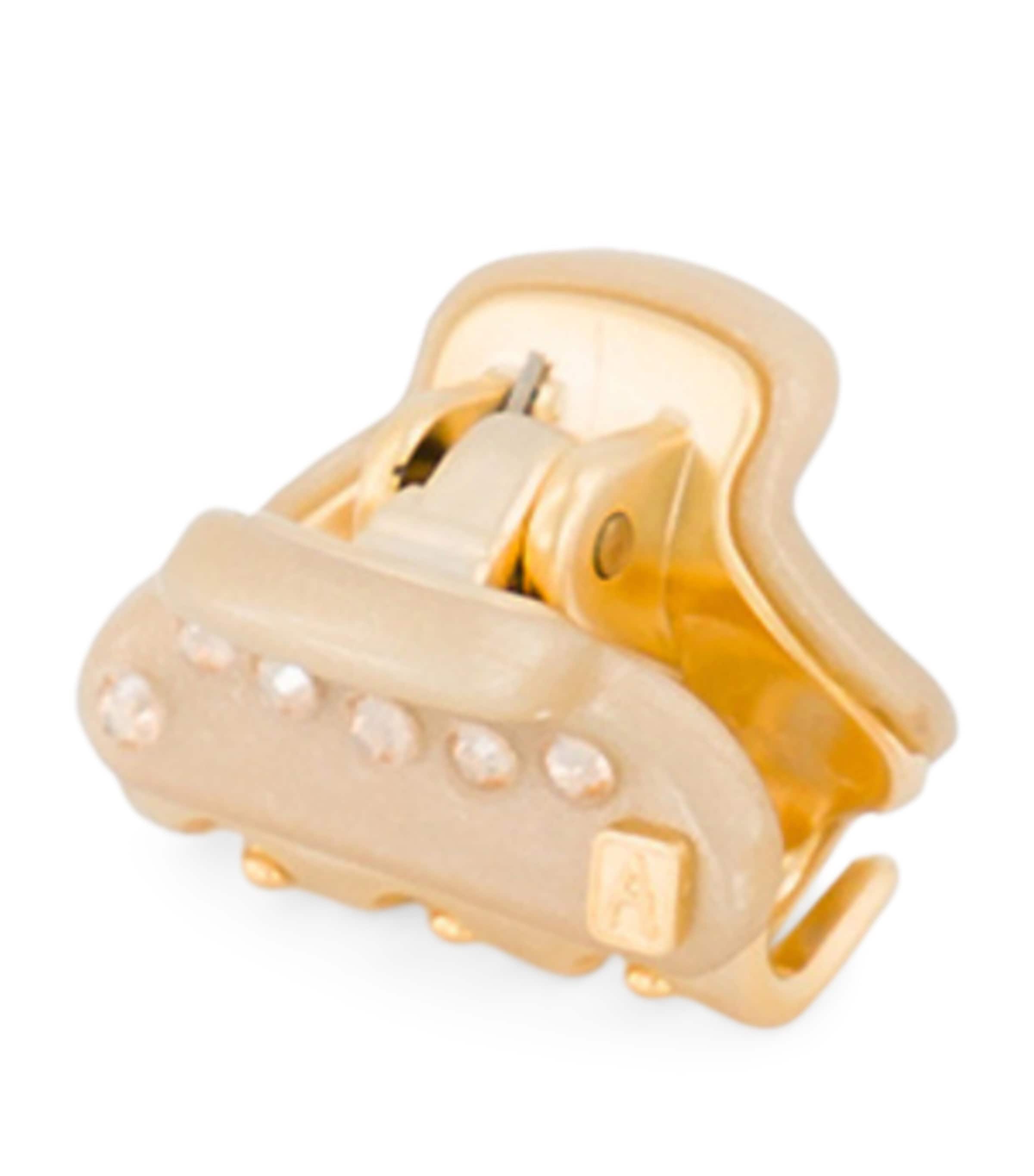 Alexandre de Paris Gold-Plated Mini Claw Hair Clip Pail Dore/or Image 2