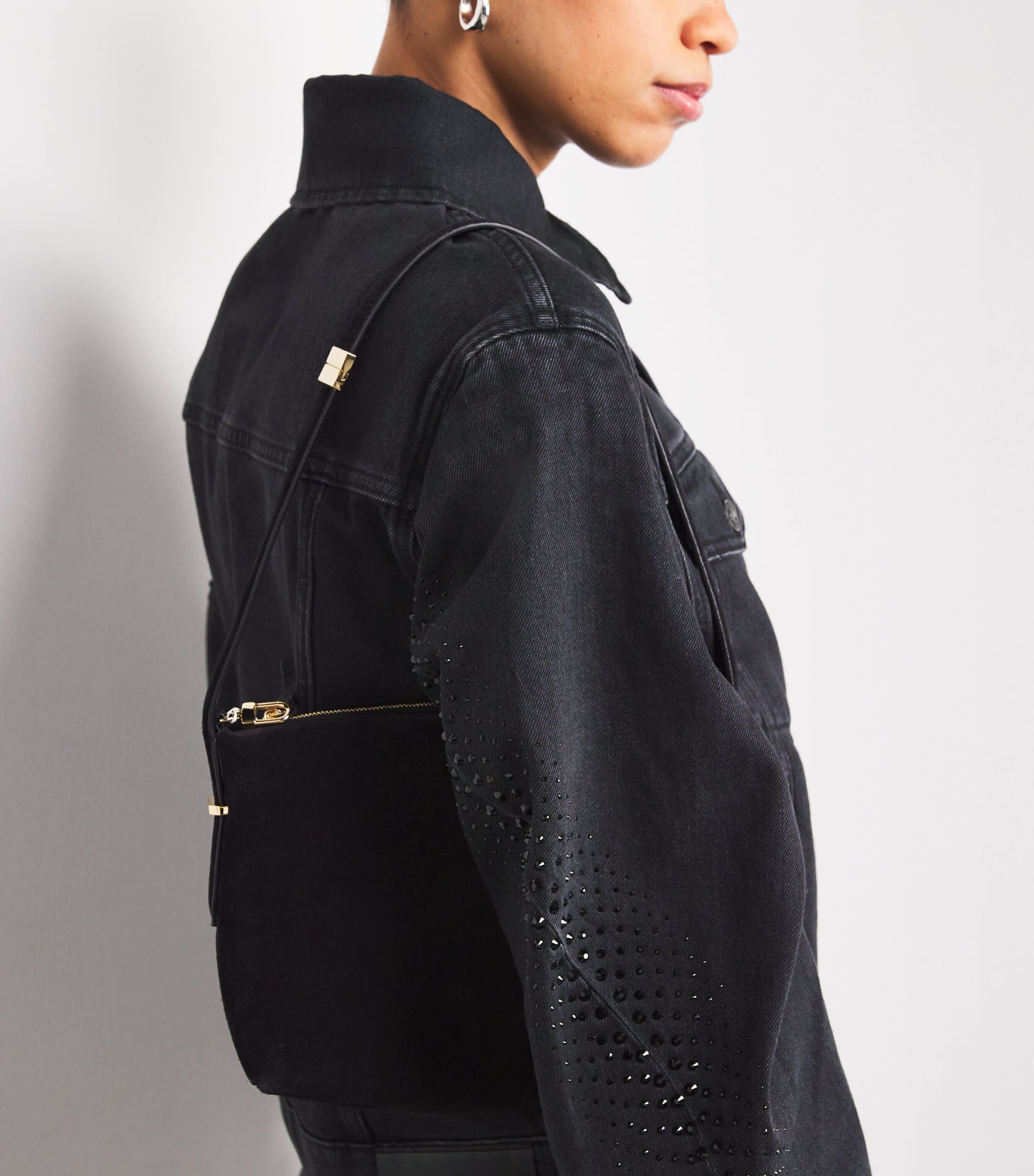 Embellished Twisted Denim Jacket THUNDER STORM Image 6