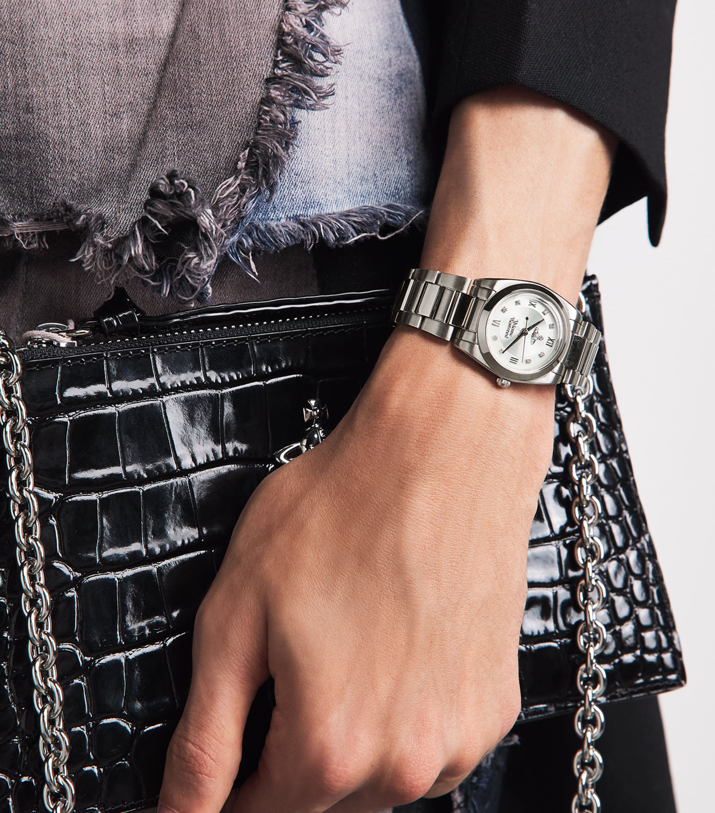 Vivienne Westwood Stainless Steel Tavistock Watch 28mm | Harrods US