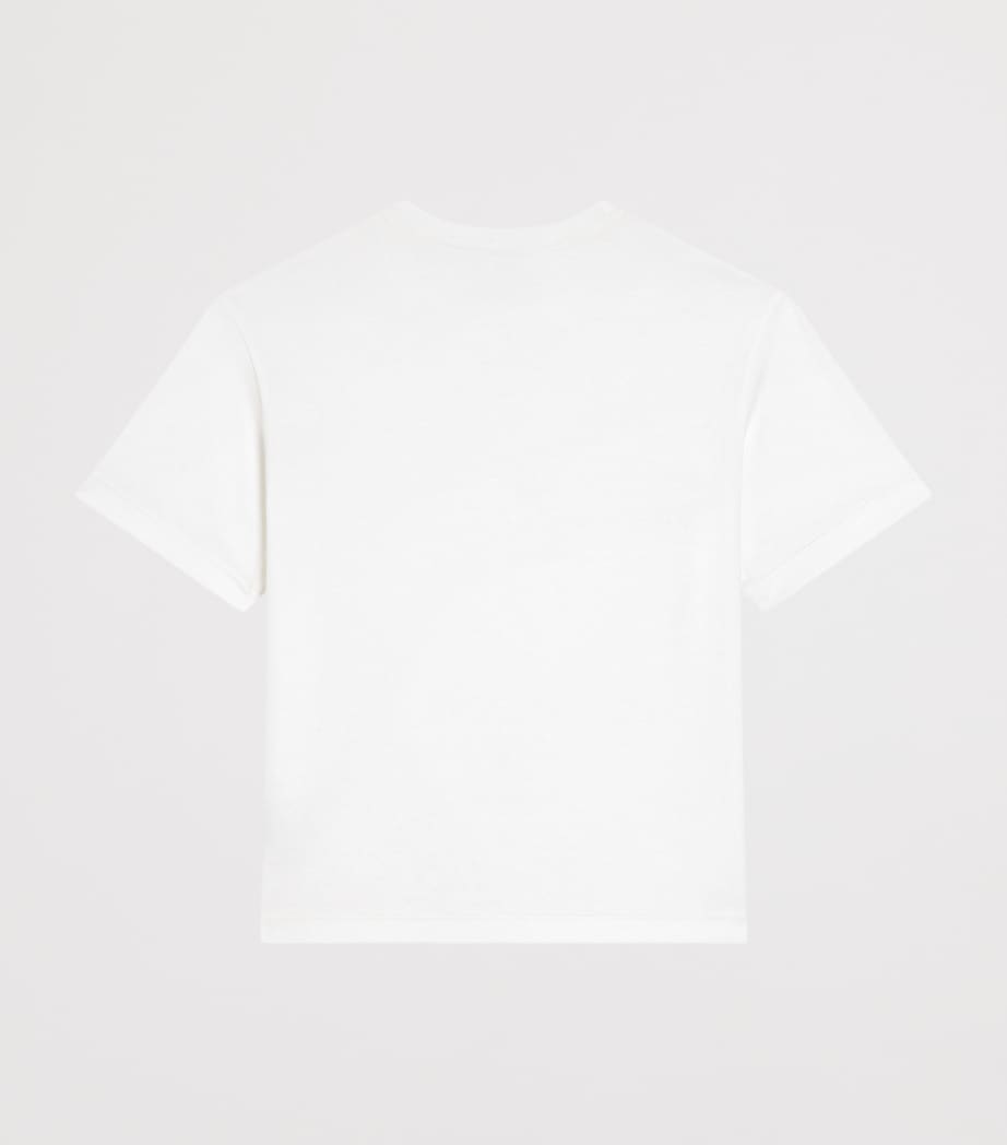 Dolce&Gabbana Kids Cotton Crest T-Shirt (8-12+ Years) White Image 2