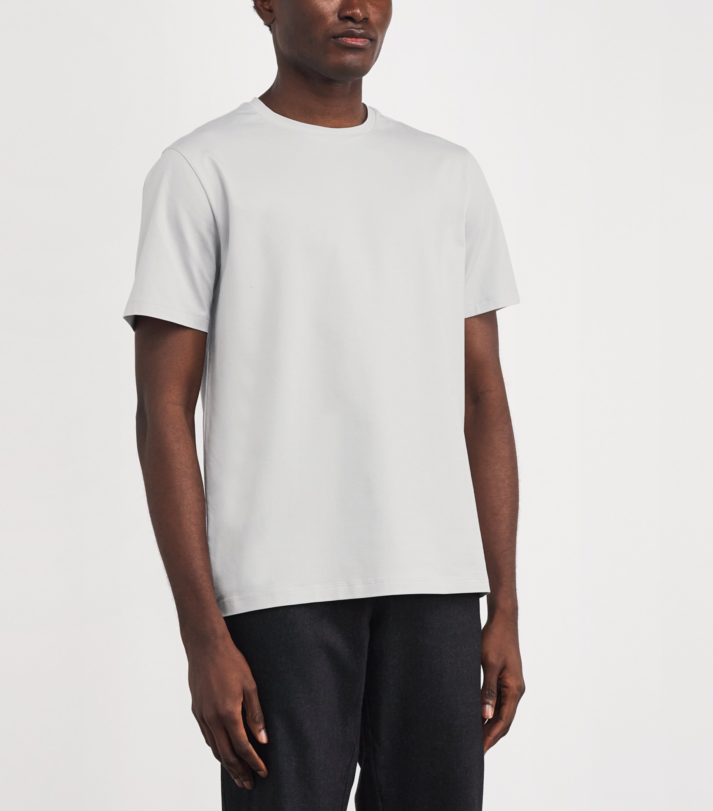 Stretch-Cotton T-Shirt GRAY 9403 Image 3