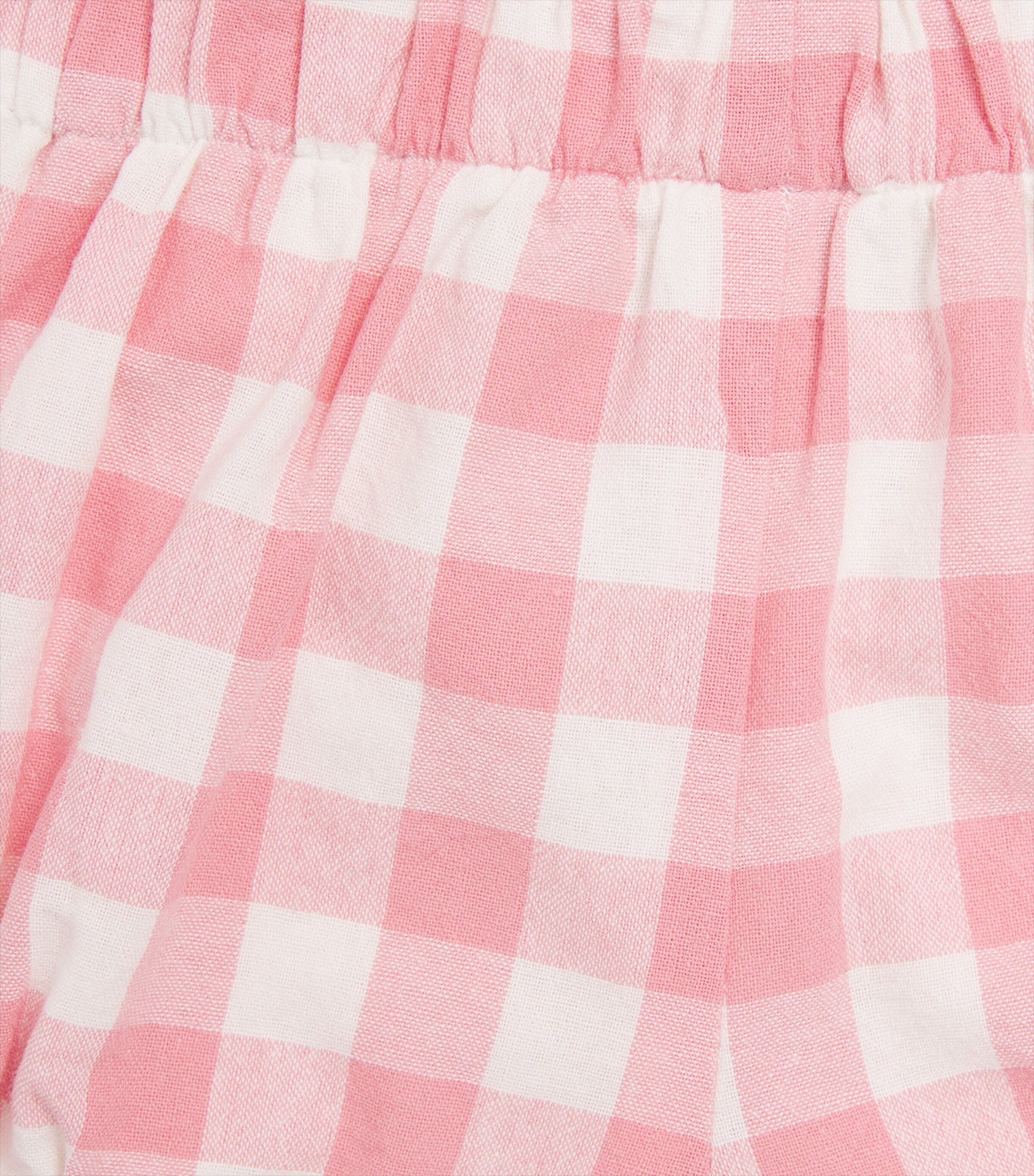 PEPA LONDON Cotton Gingham Shorts (1-24 Months) Red Image 4