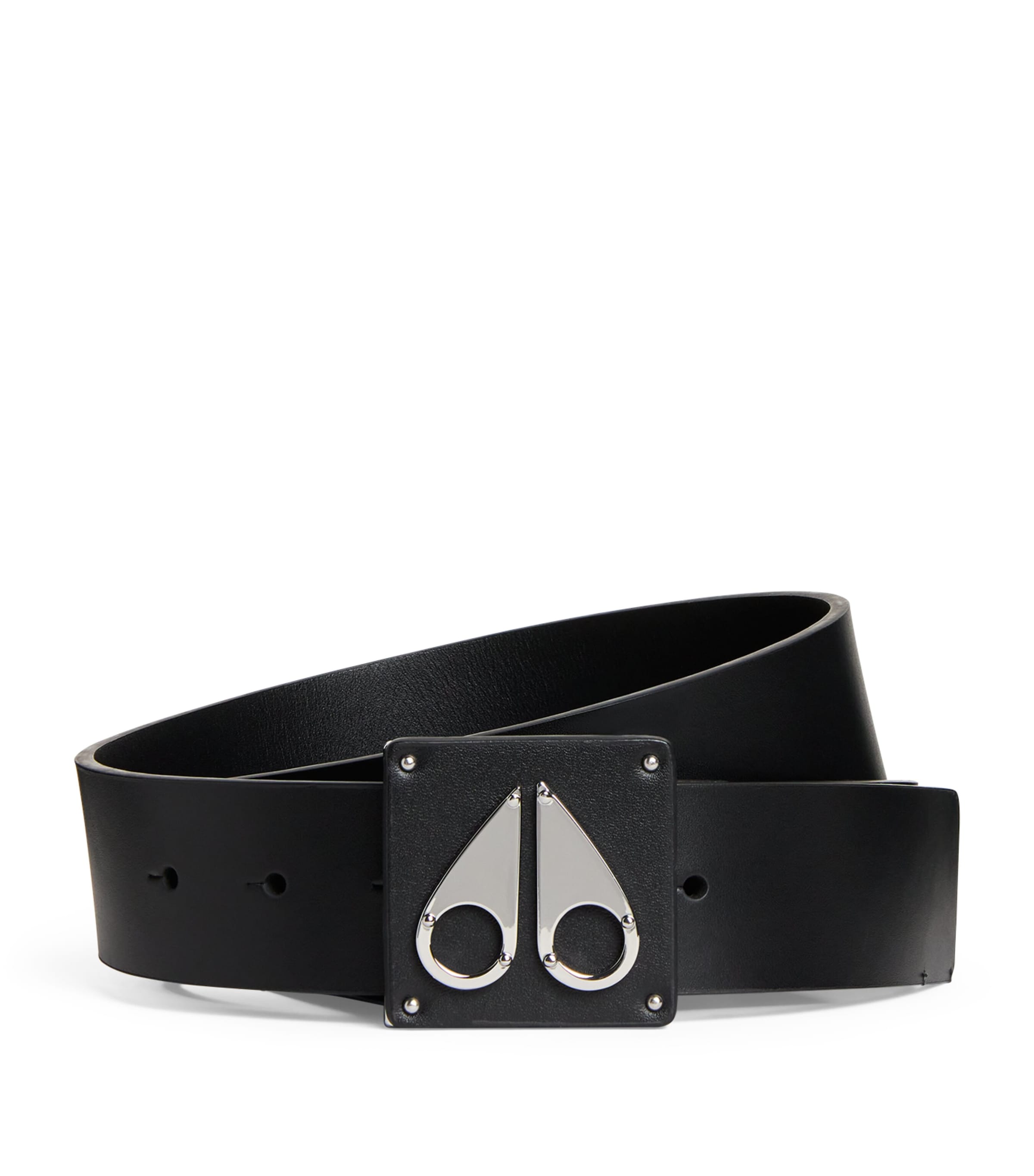 Leather Logo Belt SILVER - 199 Image 1