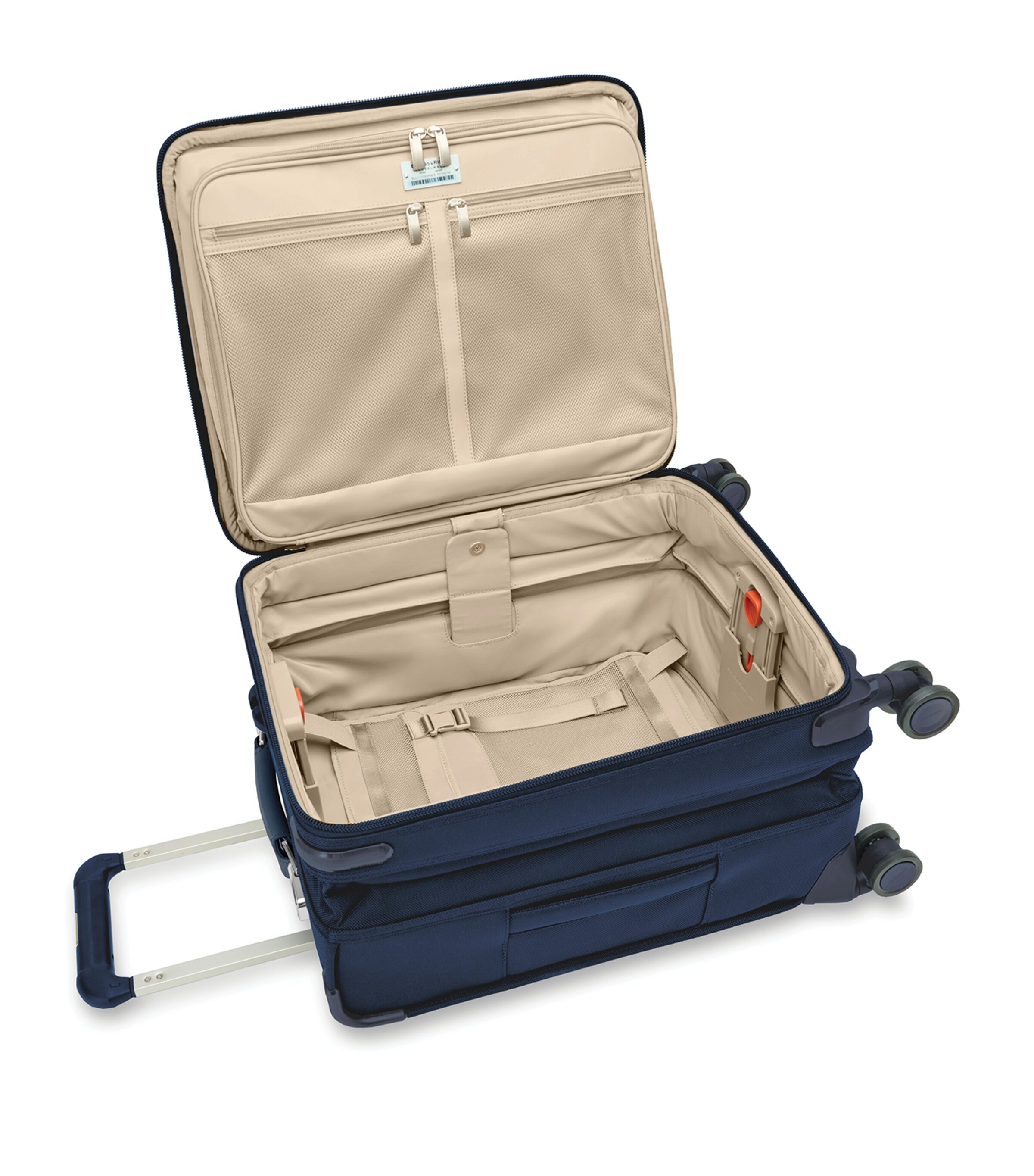 Briggs & Riley Baseline Global Carry-On Expandable Spinner Suitcase (53cm) Navy Image 6