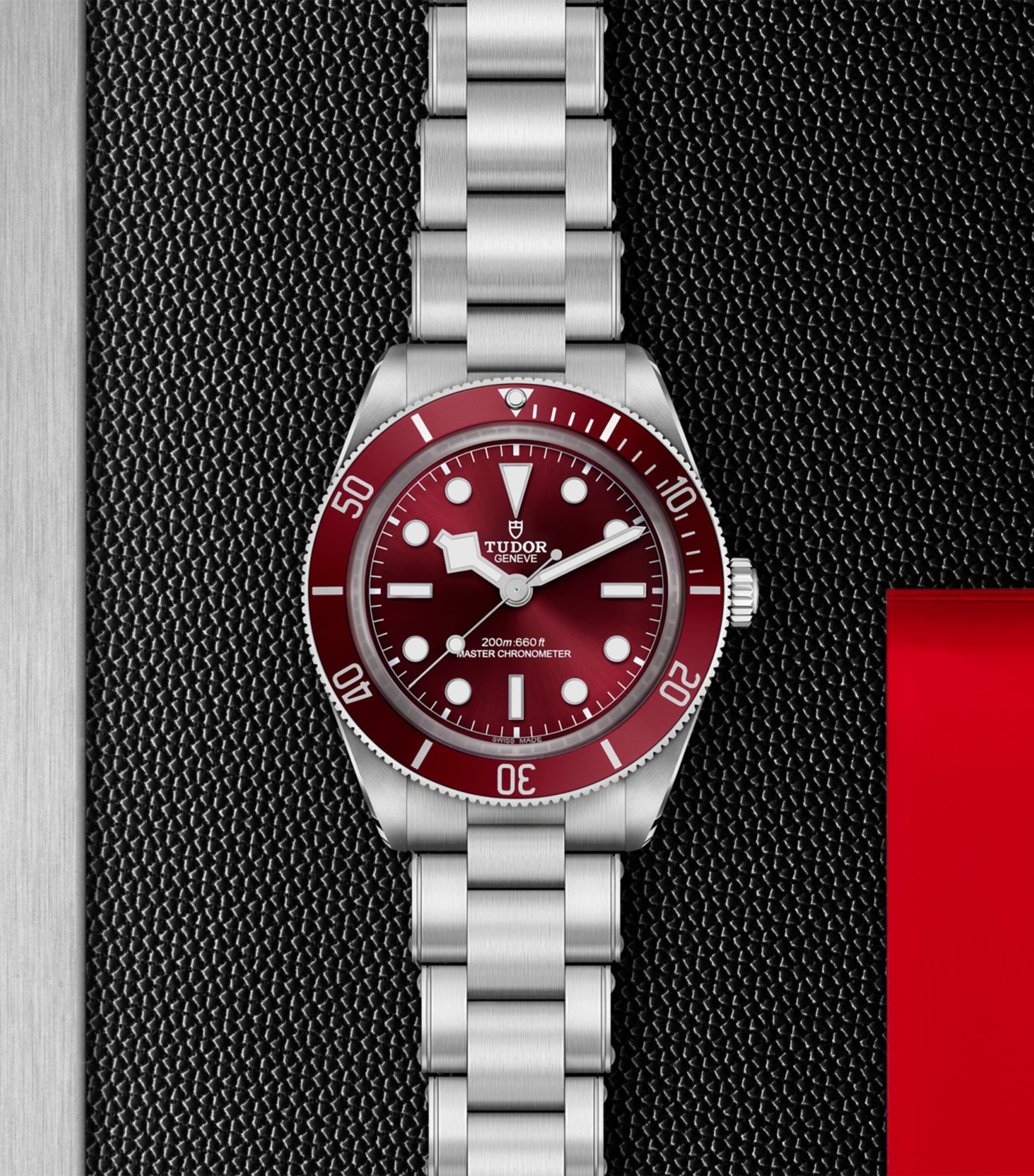 Black Bay 58 Stainless Steel Watch 39mm RED Image 5