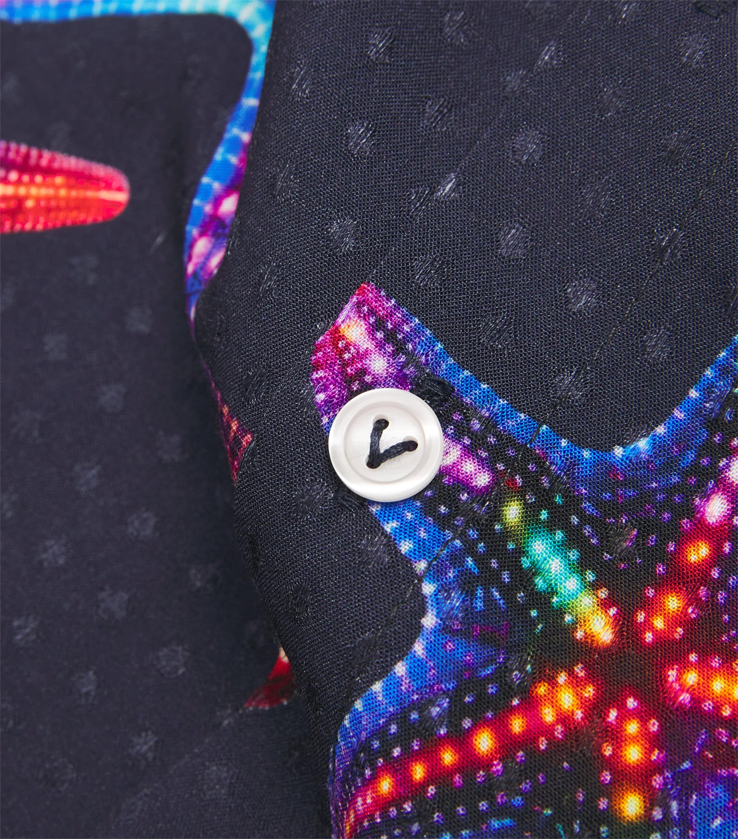 Cotton Starfish Print Shirt (2-14 Years) 390 BLEU MARINE Image 3