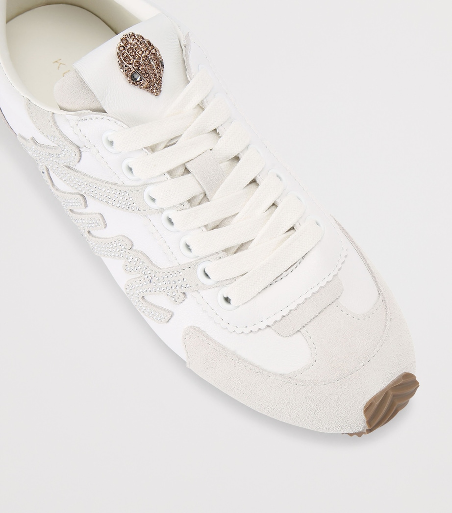Kurt Geiger London Embellished Islington Sneakers White Image 2