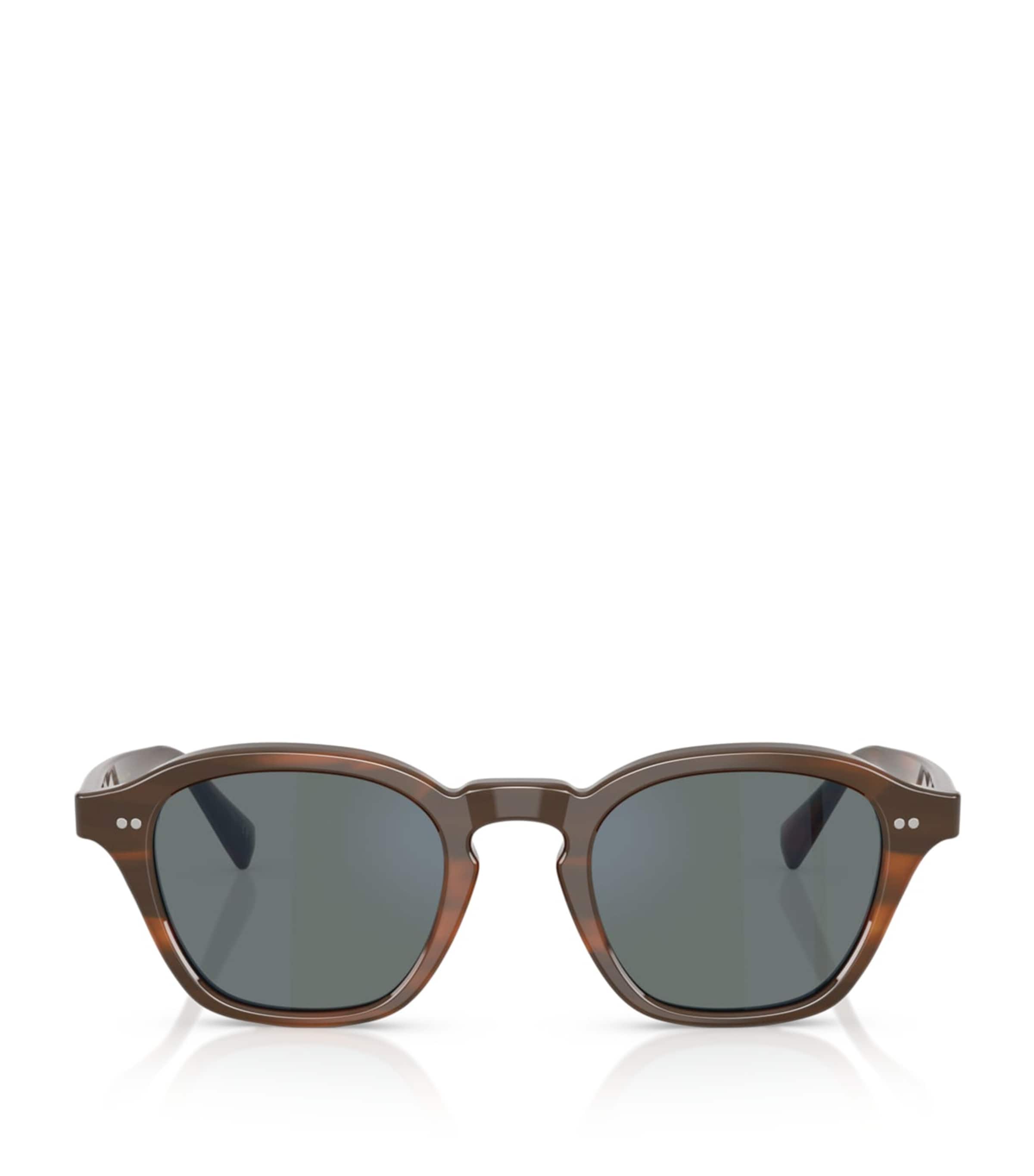 Oliver Peoples Womens Green Ov5580su Eyles Square-frame Acetate Sunglasses In Multi