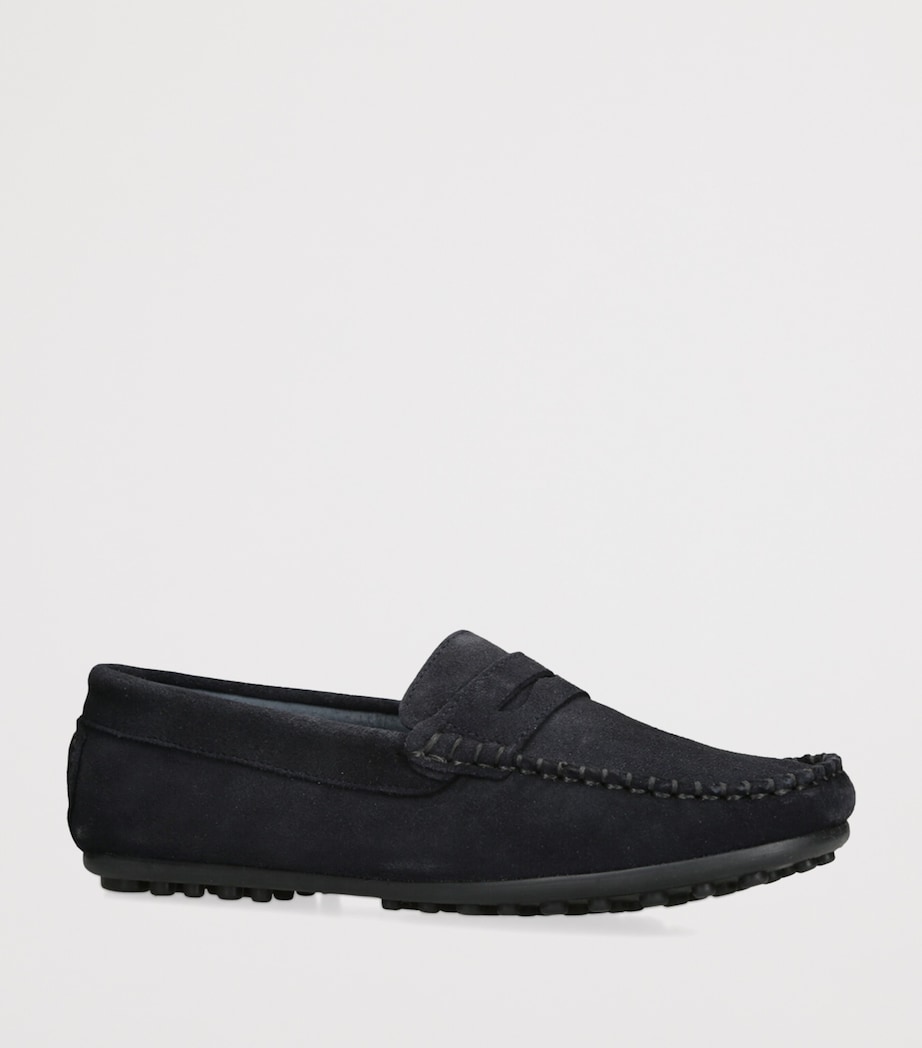 Suede Felix Loafers NAVY Image 3