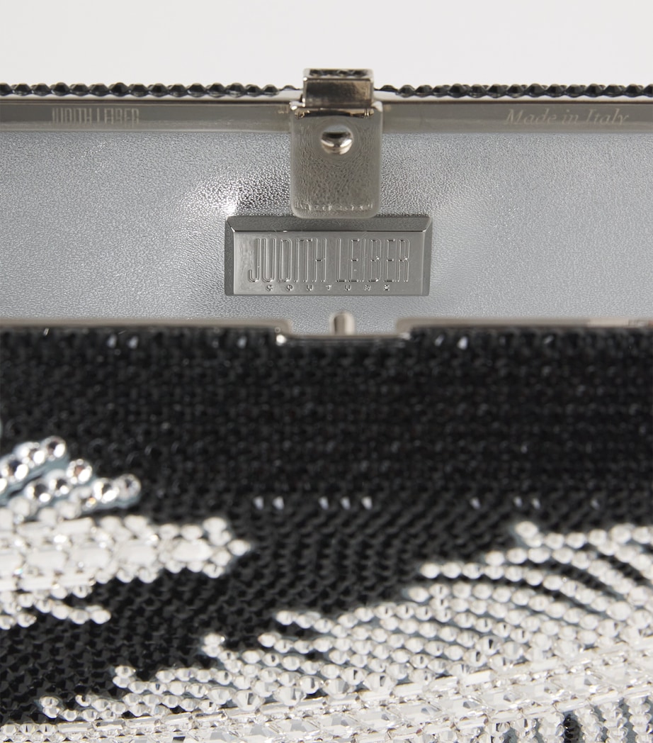 Crystal Plume Slim Rectangle Clutch Bag CLSMT CHAM LI SI MLT Image 4