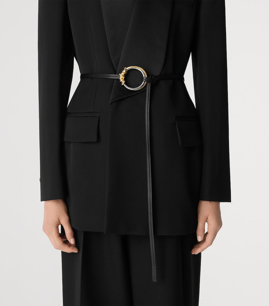 Leather Knot Ring Belt 1033 Image 2