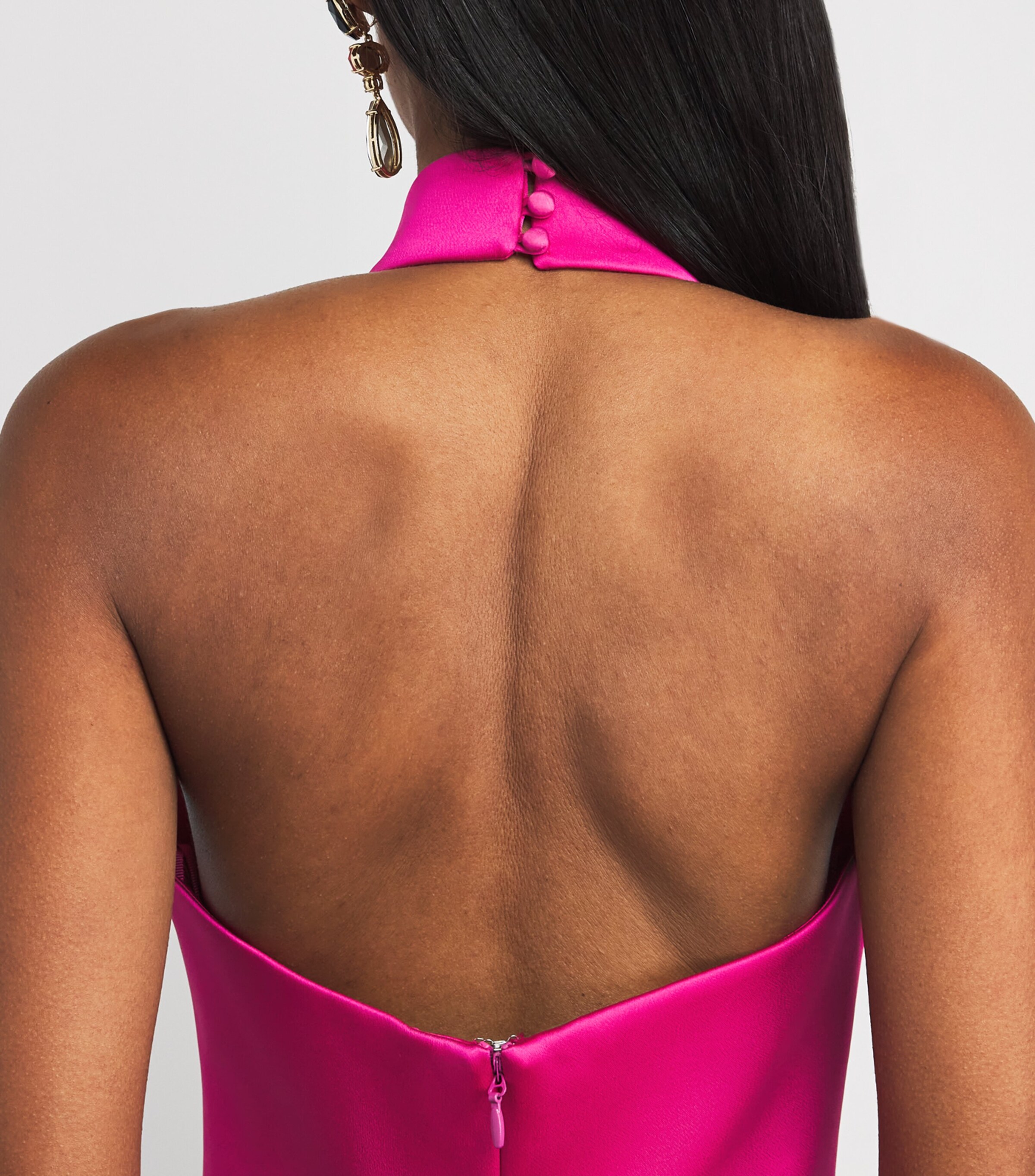 Saskia Tulip Mini Dress HOT PINK Image 4