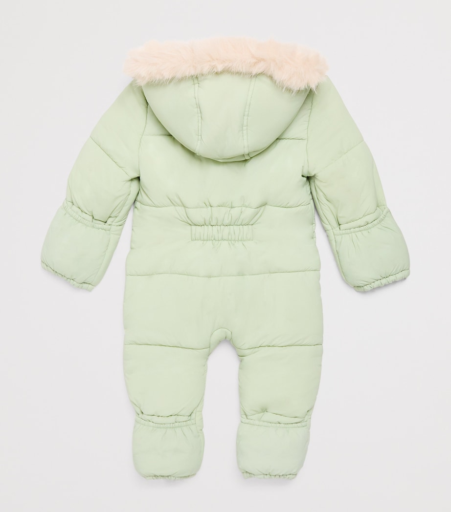 Faux Fur-Trim Padded Snowsuit (0 Months - 3 Years) SAGE Image 2