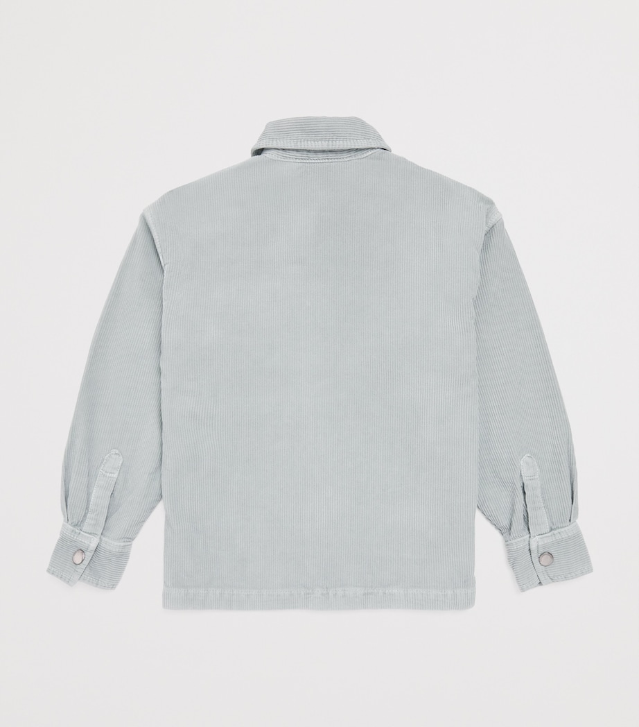 Emporio Armani Kids Corduroy Overshirt (4-16 Years) Iceberg Green Image 2