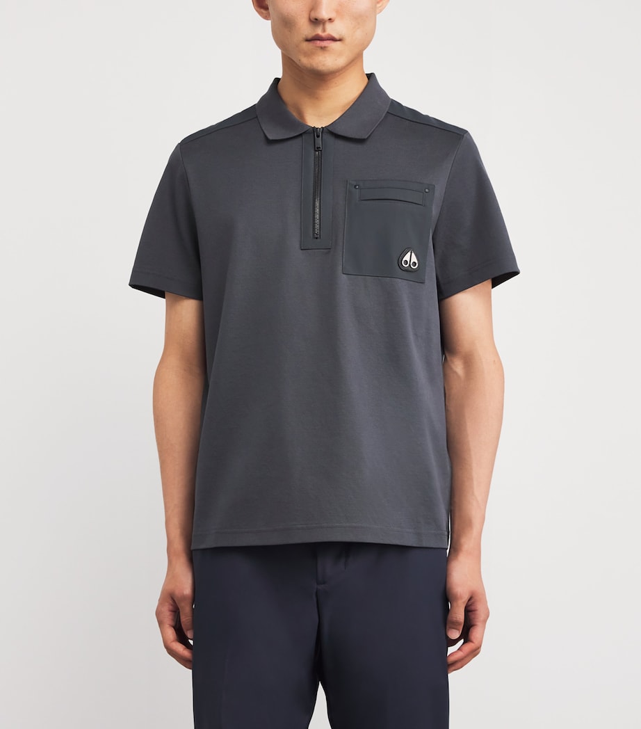 Cotton Dalon Polo Shirt CEMENT - 1542 Image 3