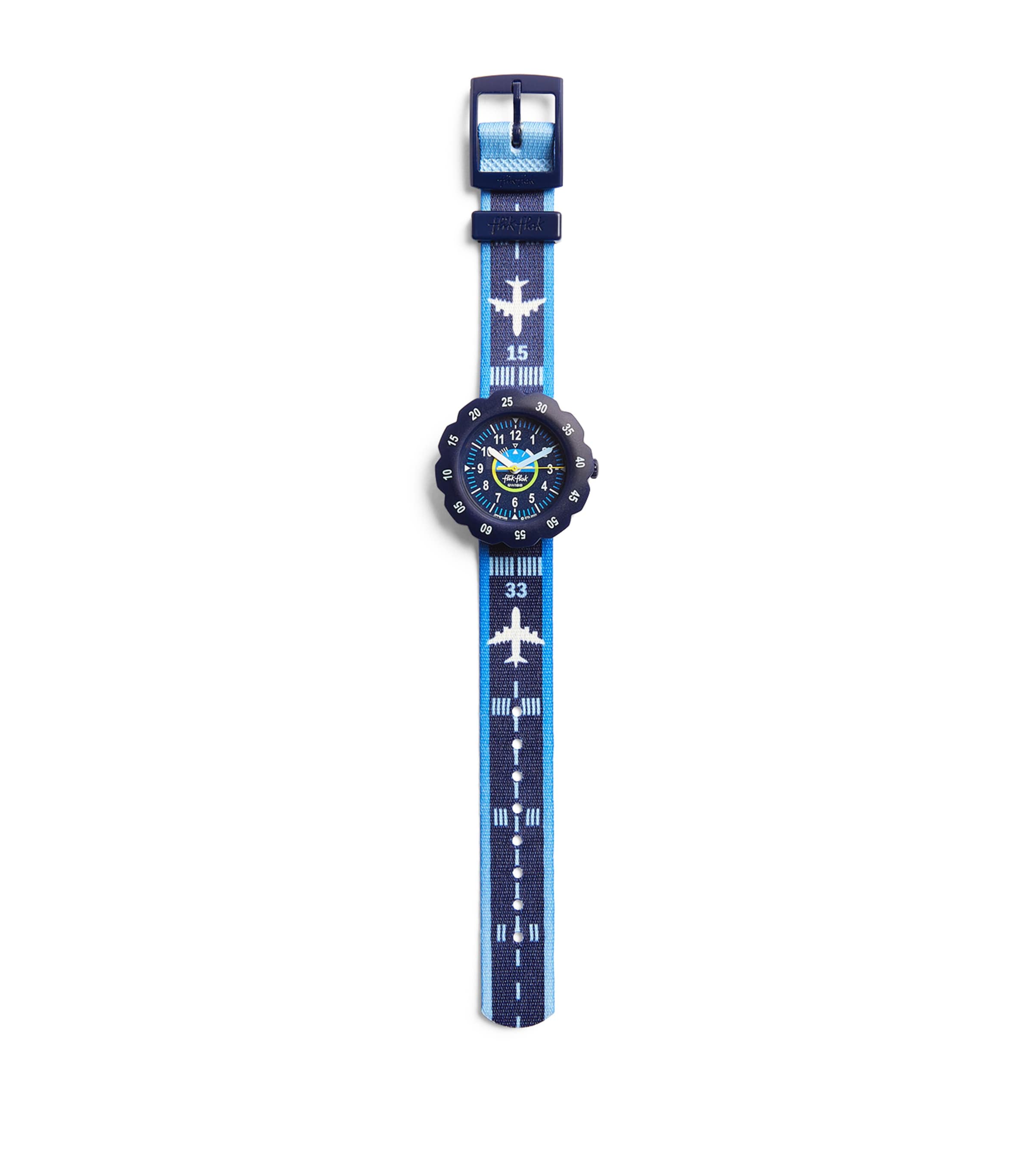 Flik Flak Kids' Take Off Watch In Blue