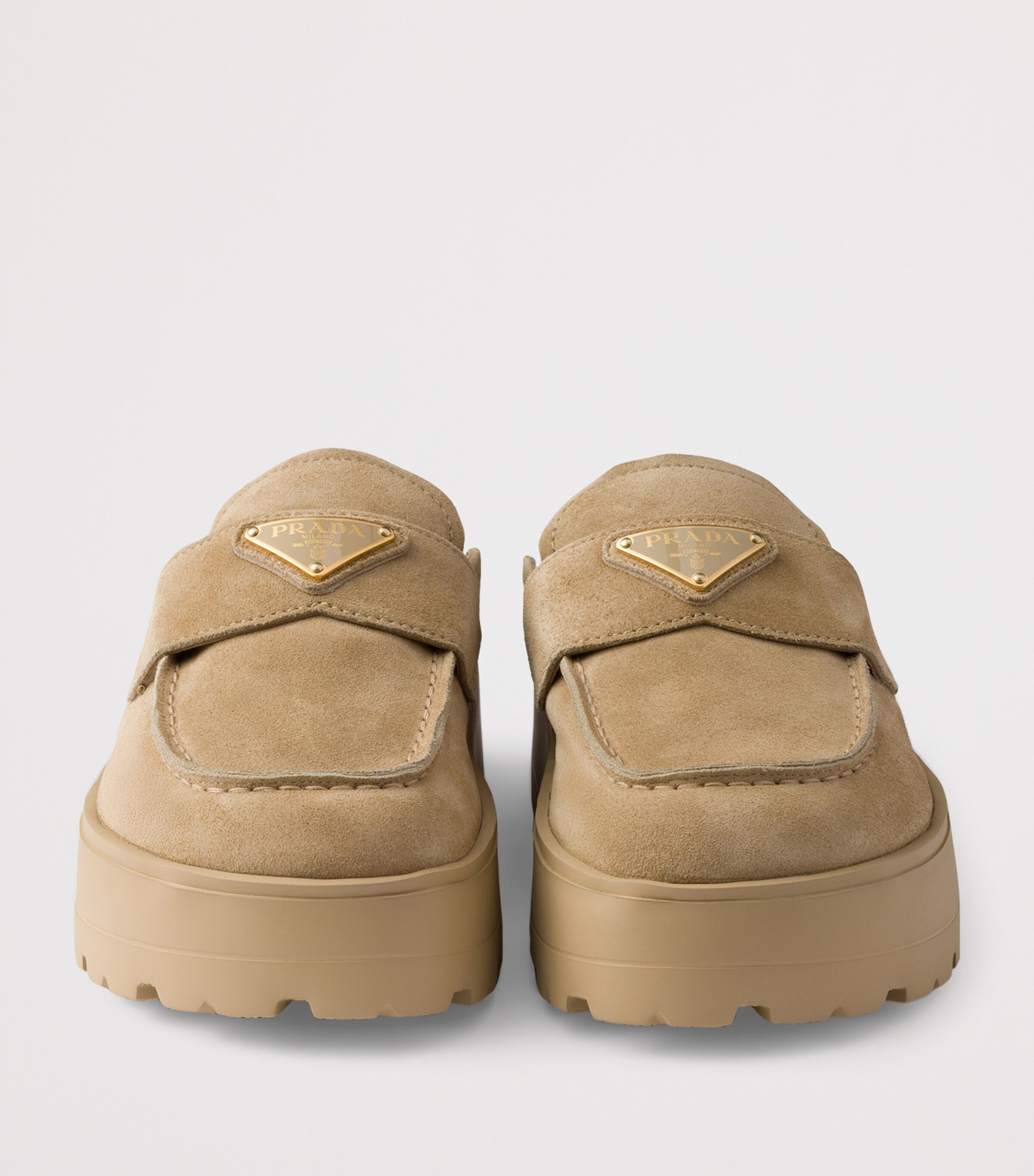 Suede Flatform Mules F0379 Image 5