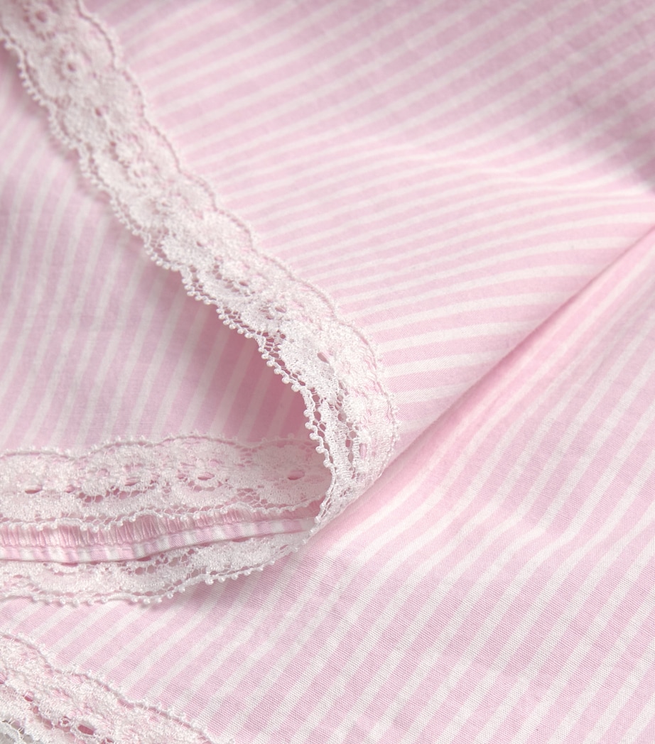 Cotton Poplin Sleep Shorts CHERY BLOSM STRIPE Image 5