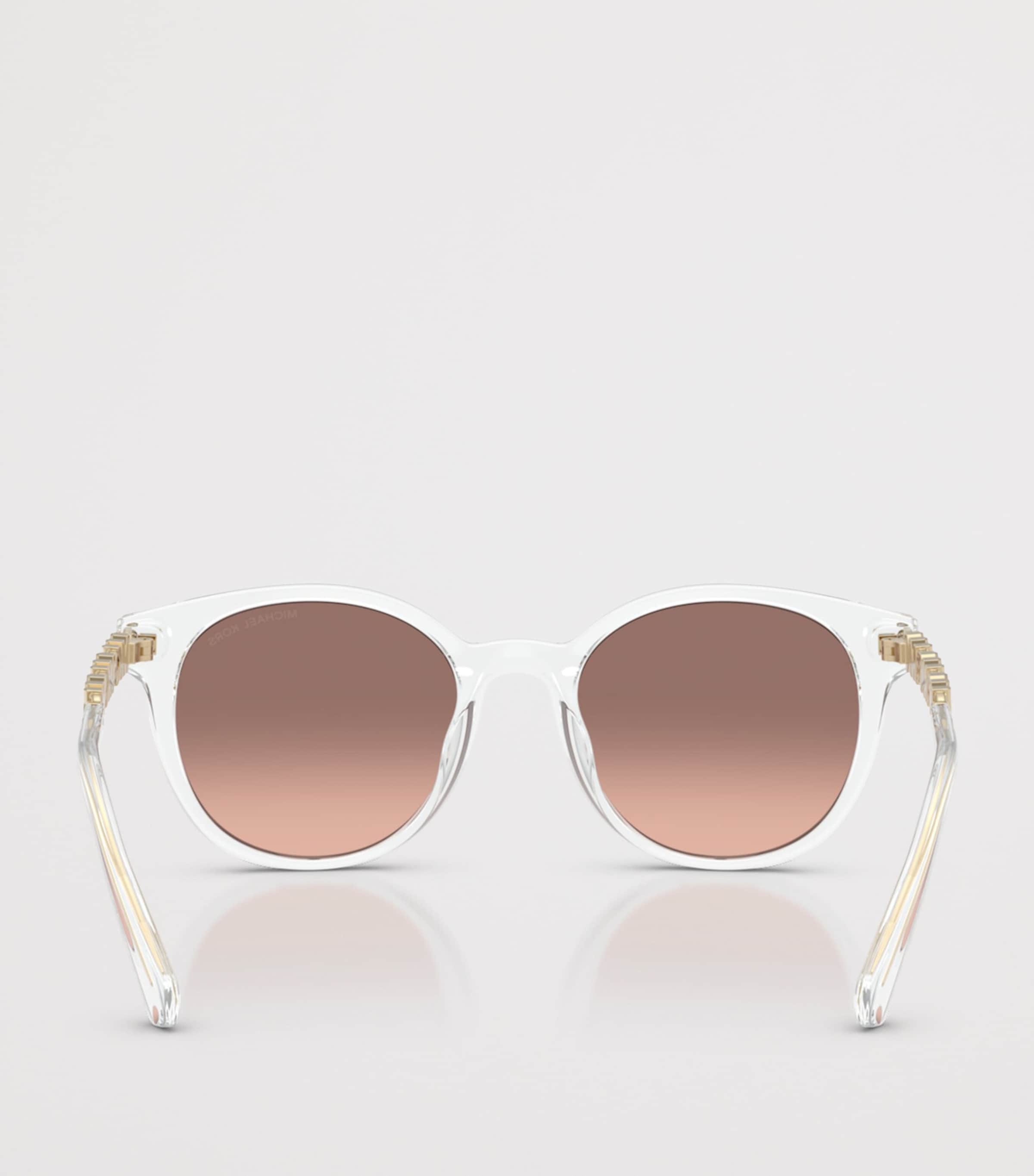 Michael Kors Pienza Round Sunglasses Clear Image 4