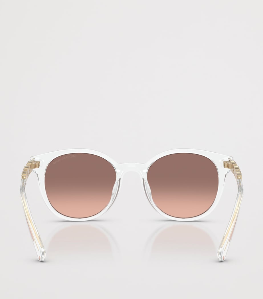 Michael Kors Pienza Round Sunglasses Clear Image 4
