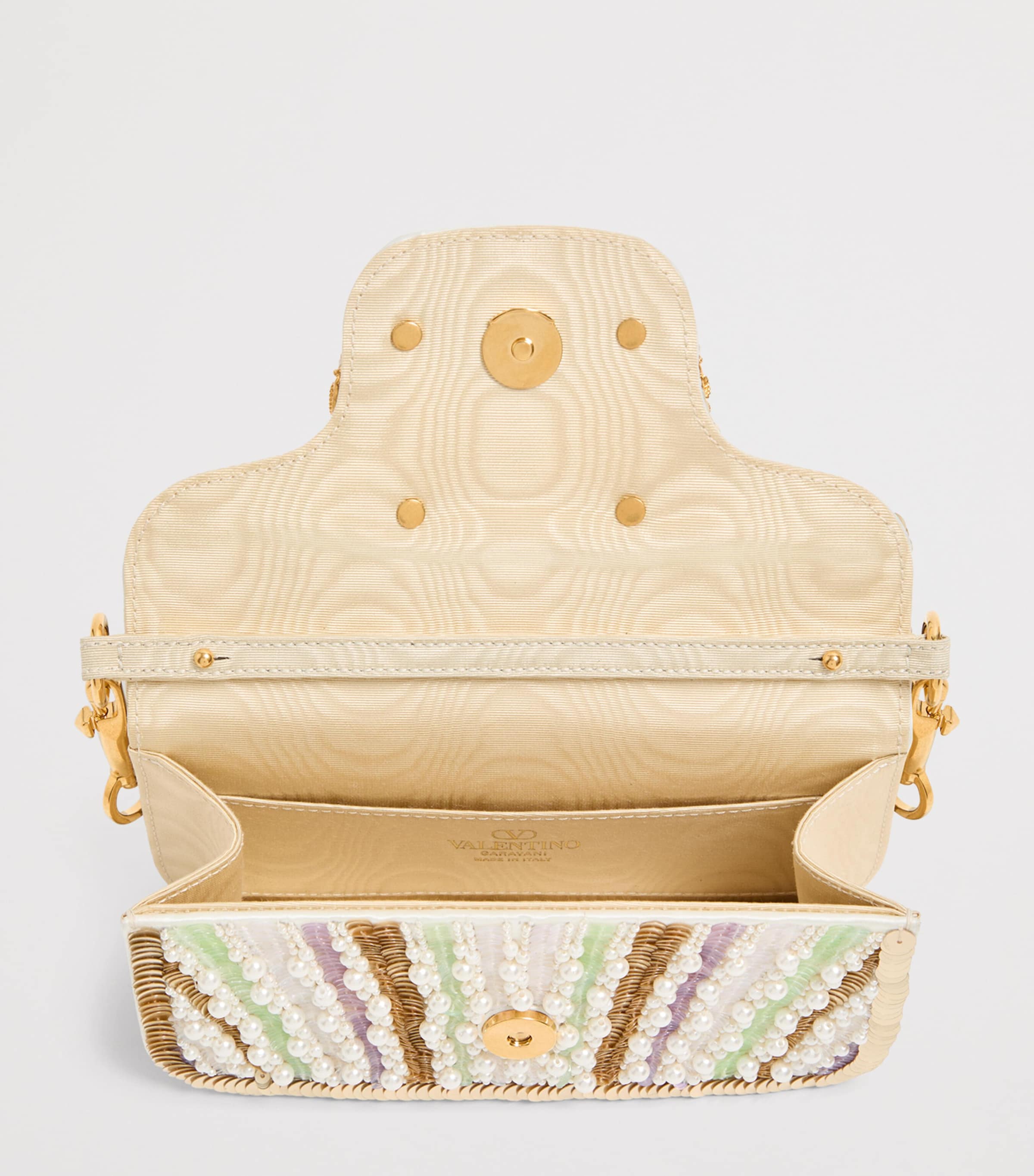 Valentino Garavani Small Embellished Locò Shoulder Bag Image 5