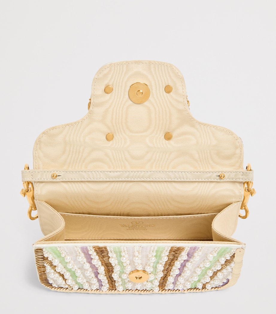 Valentino Garavani Small Embellished Locò Shoulder Bag Image 5