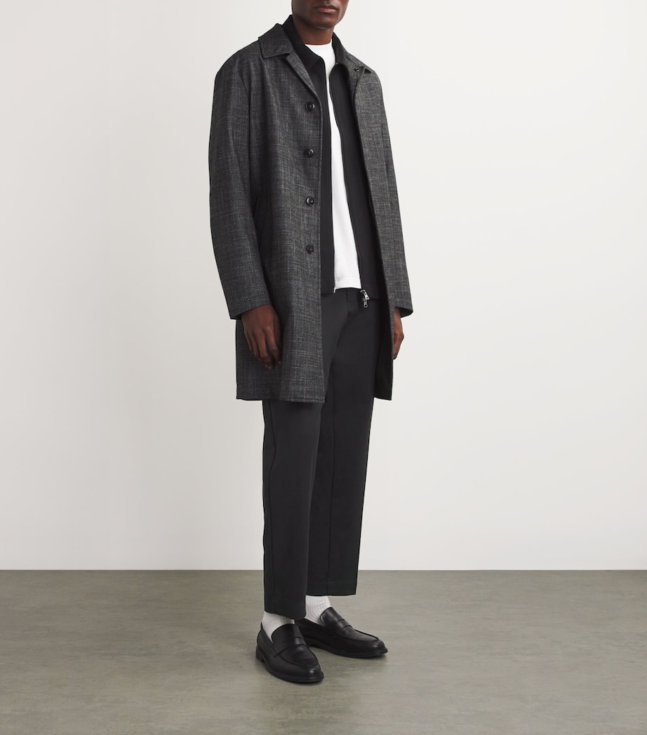 Organic Cotton-Blend Tapered Trousers BLACK #999 Image 2