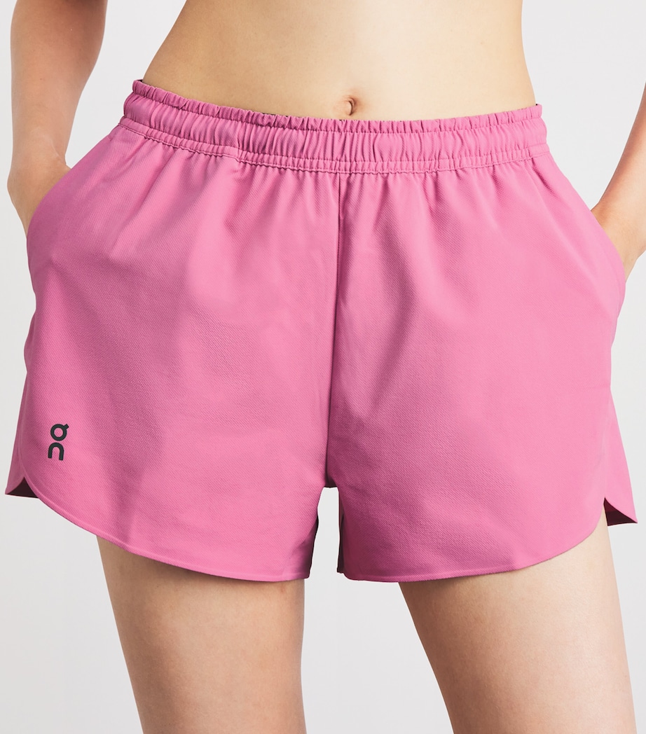 On Womens Train 3" Shorts Bubblegum Image 3