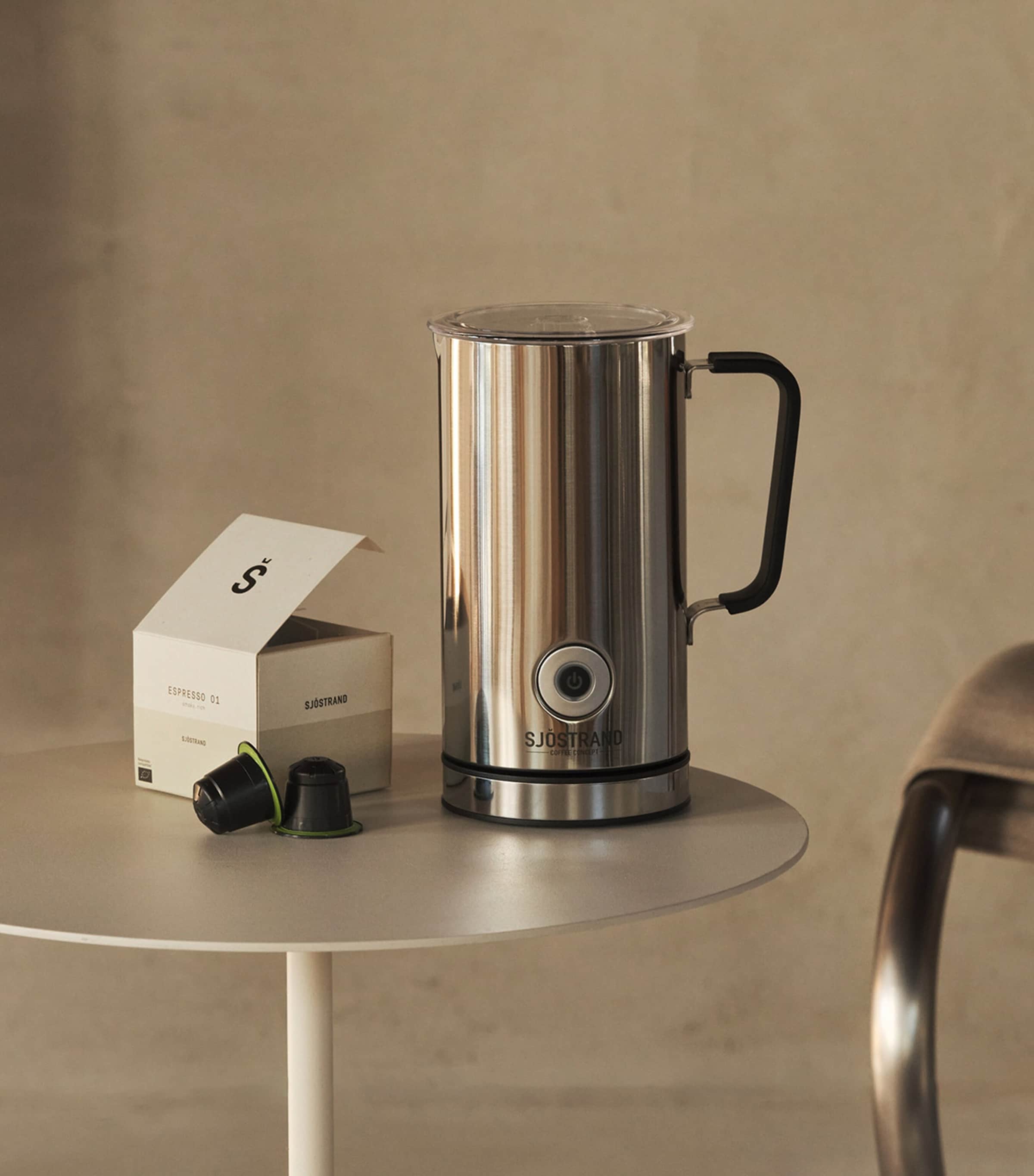 Stainless Steel Milk Frother (300ml) STEEL Image 2