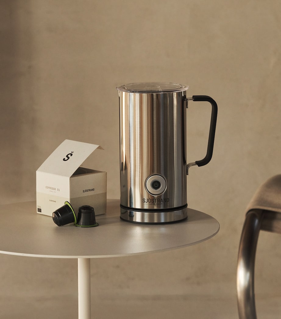 Stainless Steel Milk Frother (300ml) STEEL Image 2