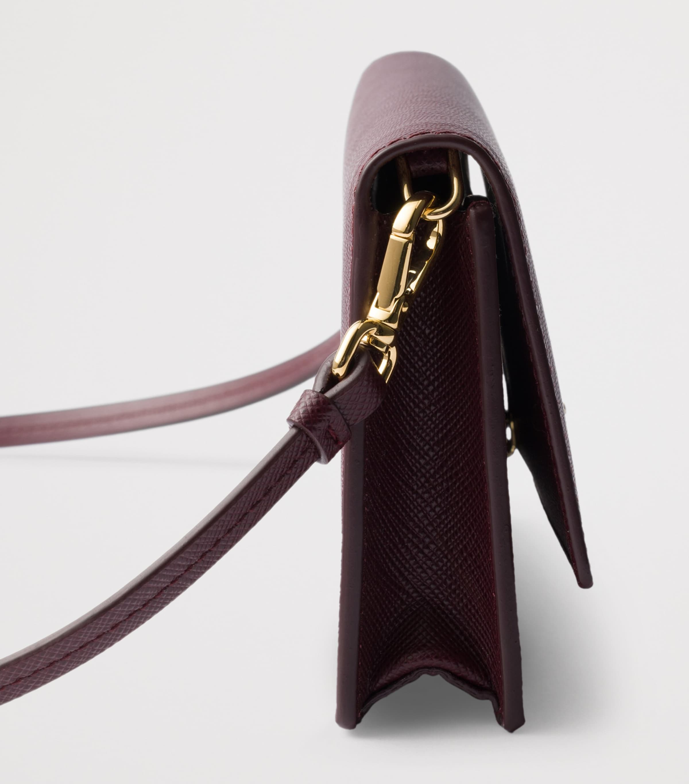 Prada Mini Saffiano Leather Clutch Bag Image 4