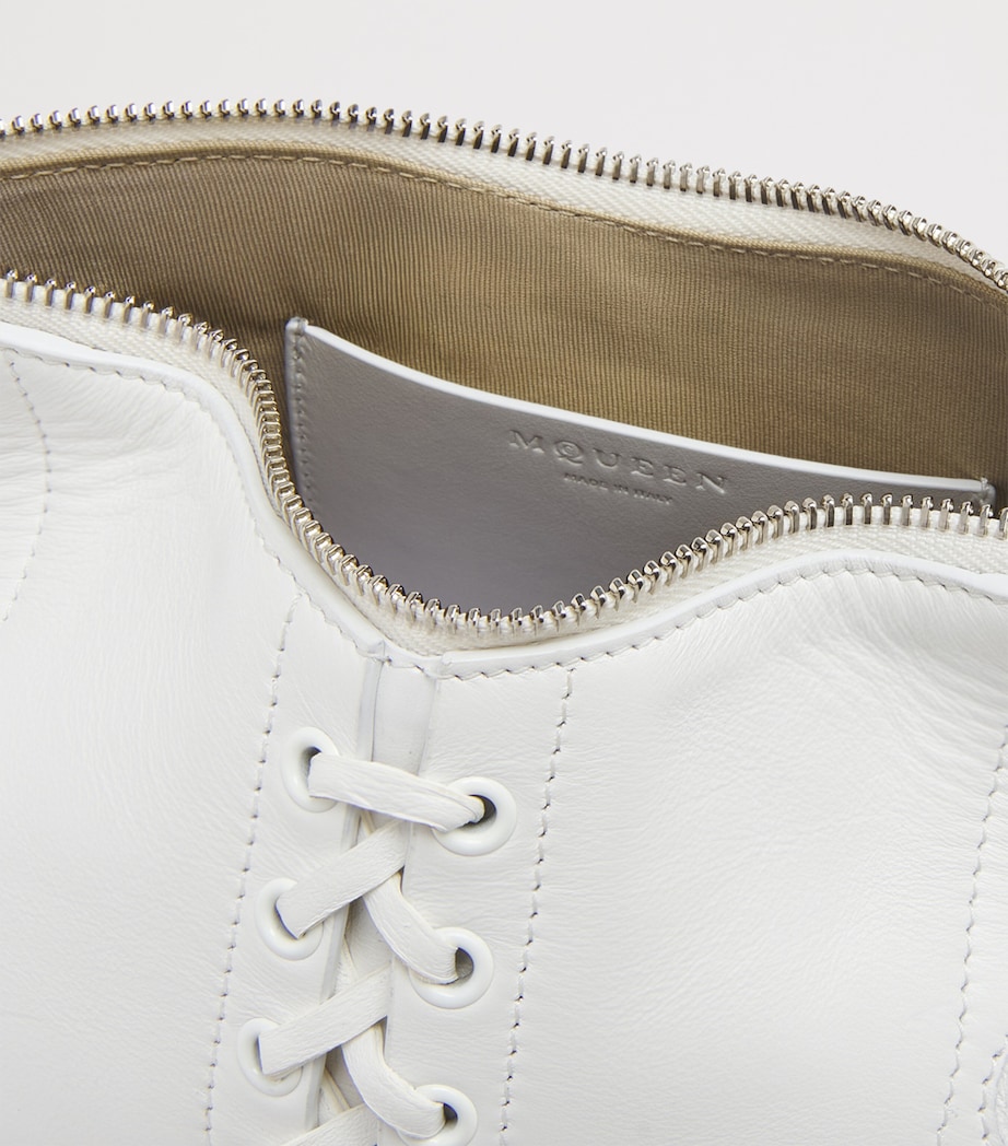 McQueen Leather Manta Clutch Bag Image 6