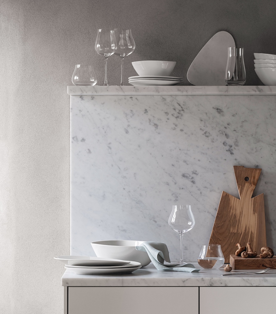 Set of 6 Sky Crystal White Wine Glasses (350ml) CLEAR Image 3