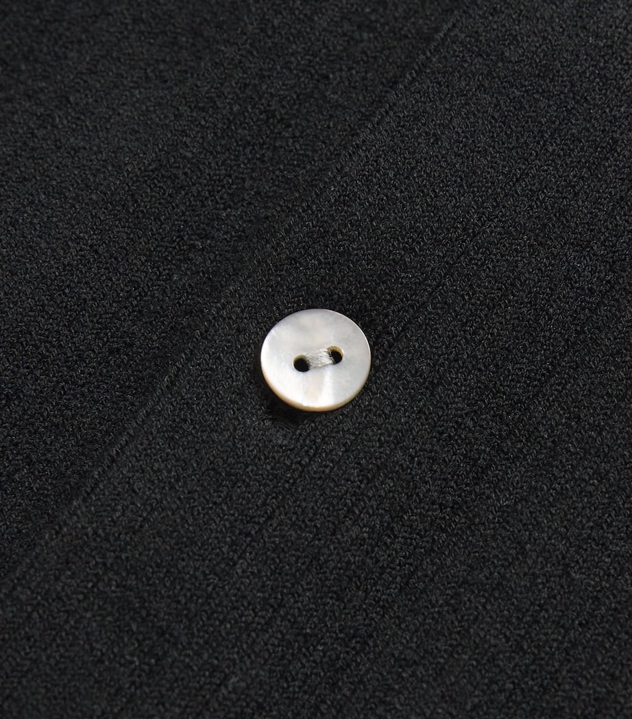 Sleeveless Button-Up Top 001BLK-BLACK Image 5