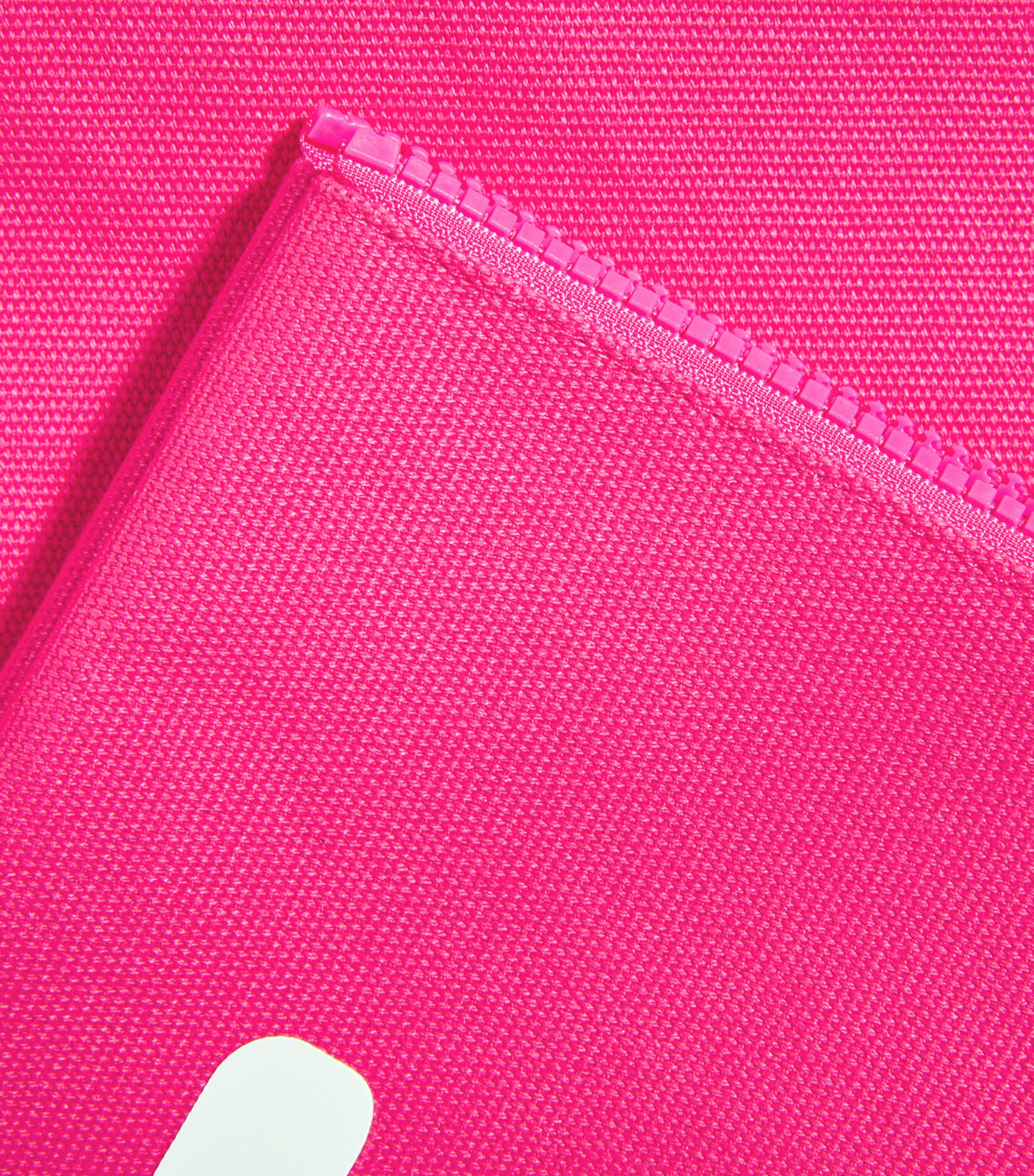 Large Cotton Logo Pouch BRIGHT PINK Image 3