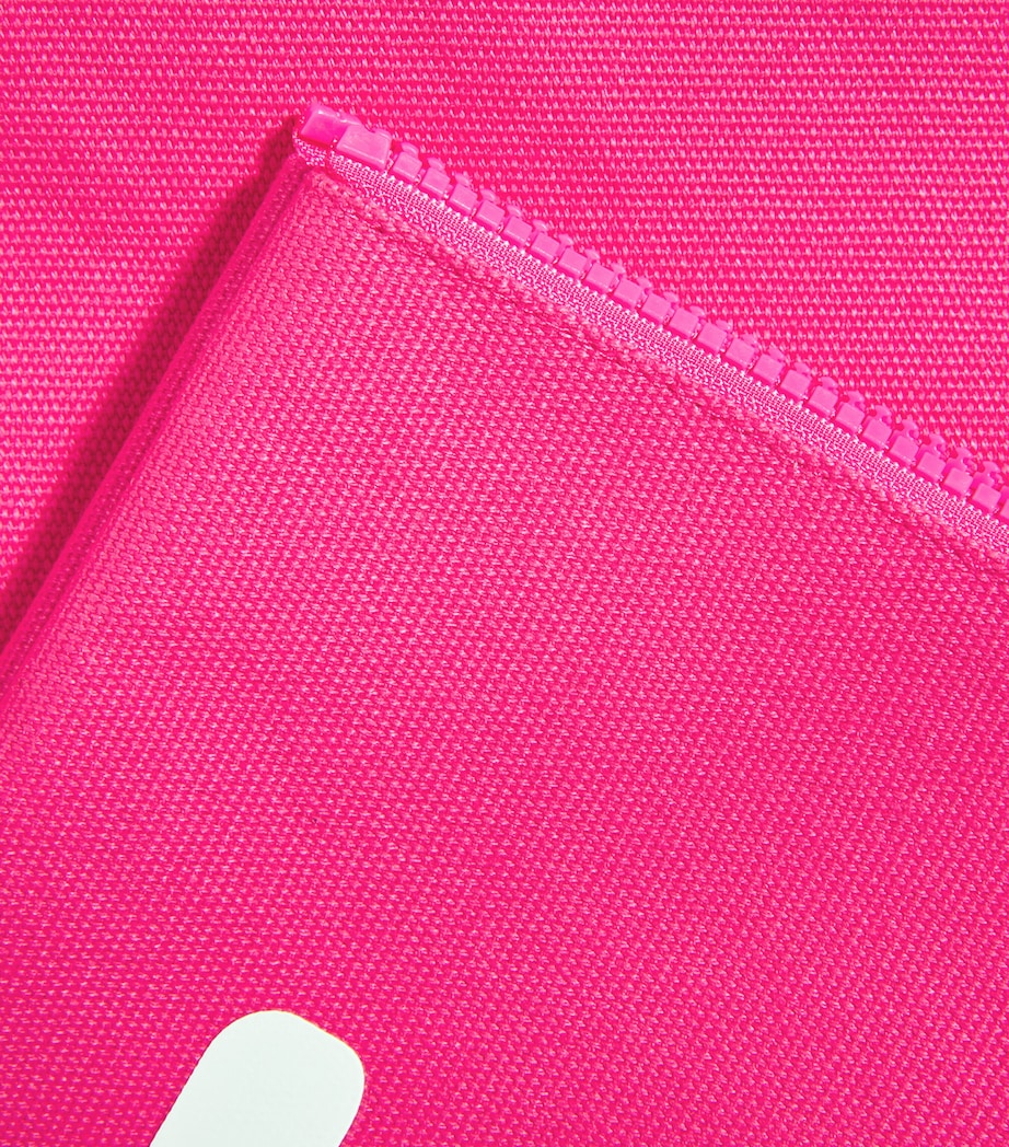 Large Cotton Logo Pouch BRIGHT PINK Image 3