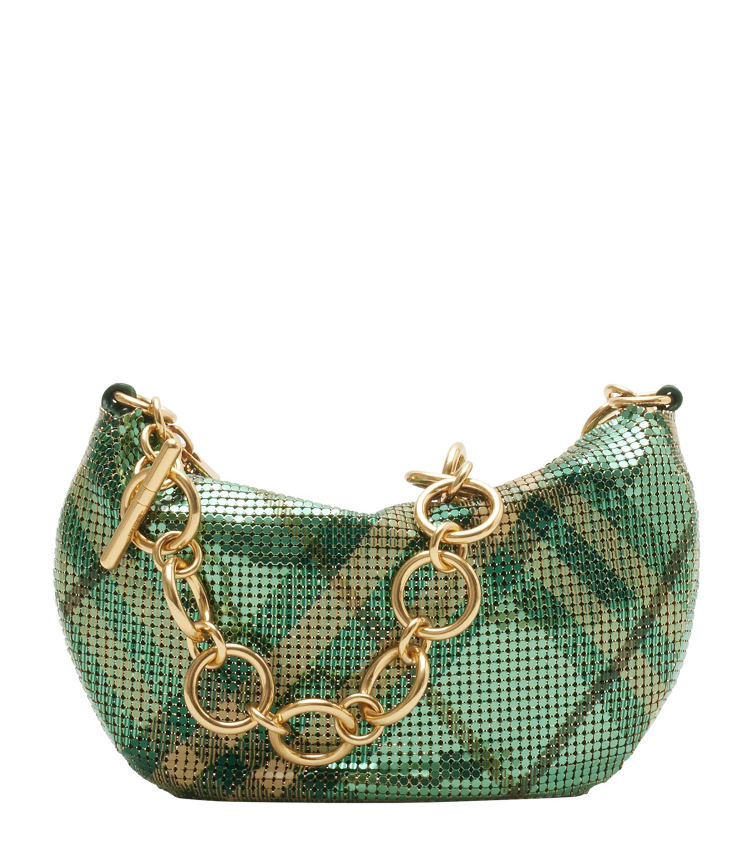 Burberry Chainmail Shoulder Bag Gulf Check Image 1