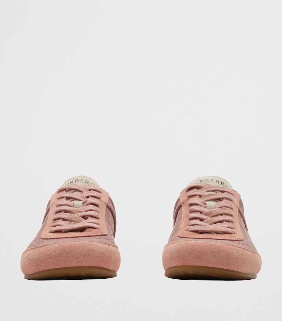 Burberry Leather Knight Runner Sneakers Duskyrose Dovebeige Image 2