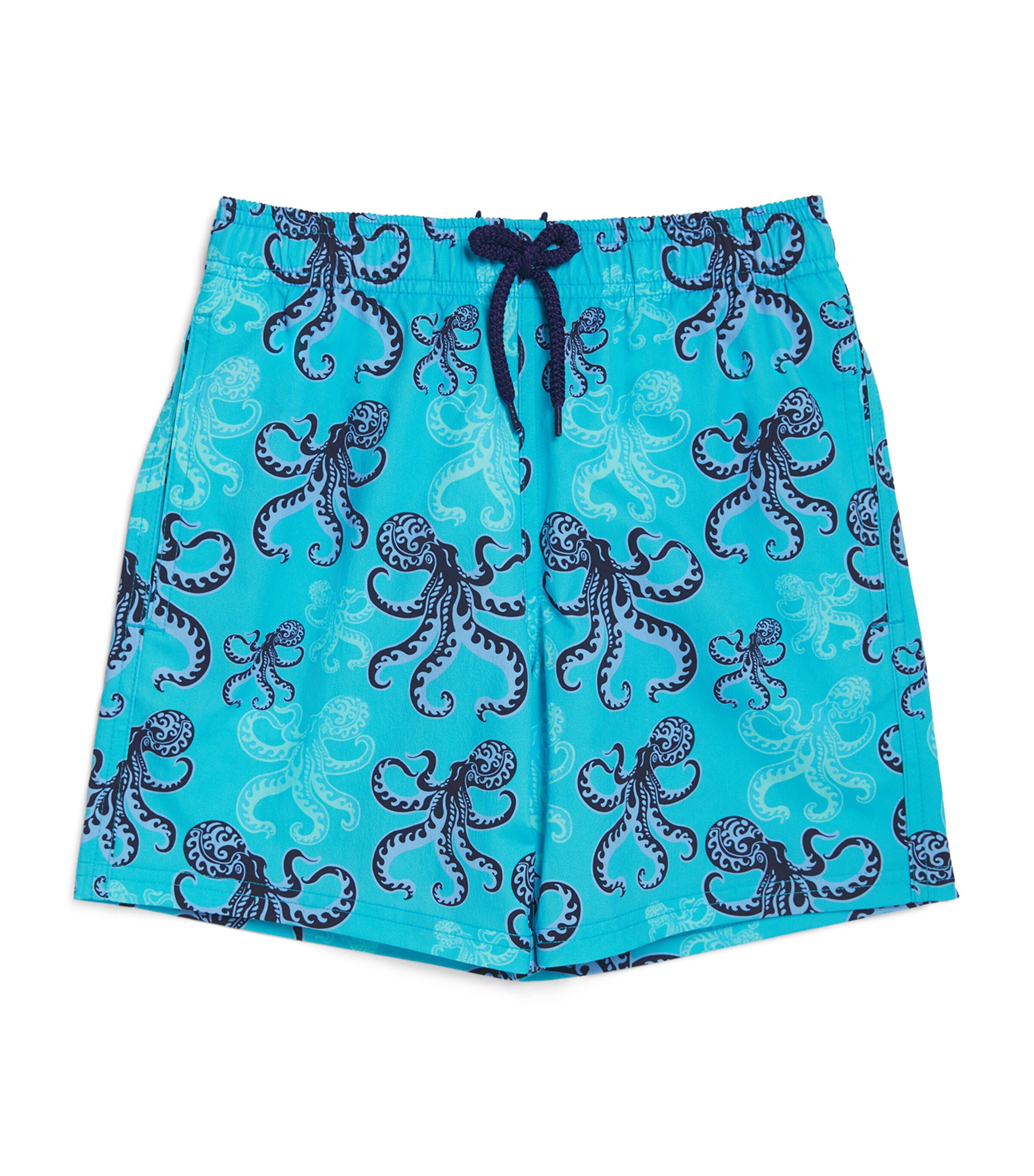 Vilebrequin Kids Octopus Print Swim Shorts (2-12 Years) Bora Bora Image 1
