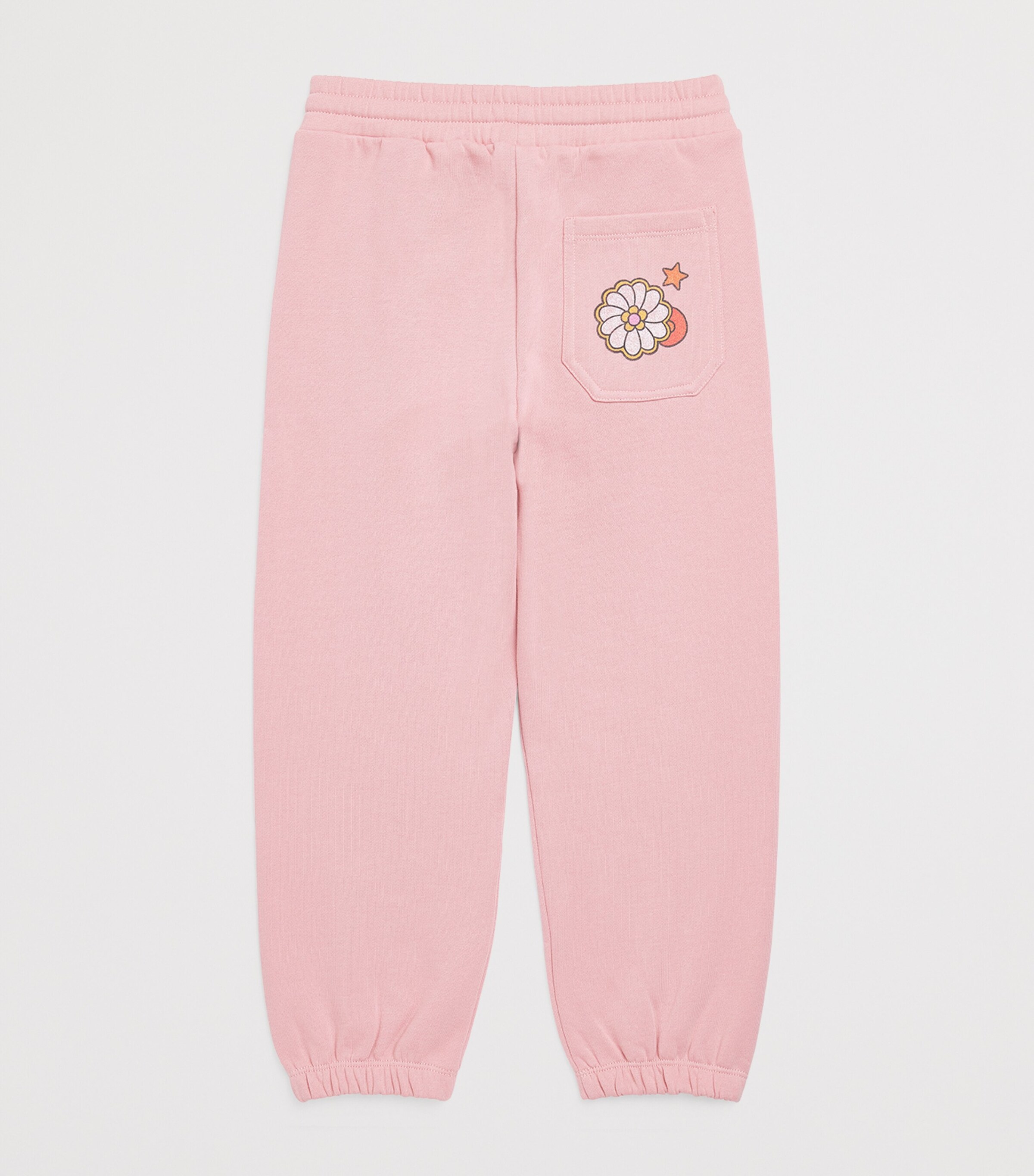 Stella McCartney Kids Cotton Daisy Sweatpants (3-14 Years) Pink Image 2