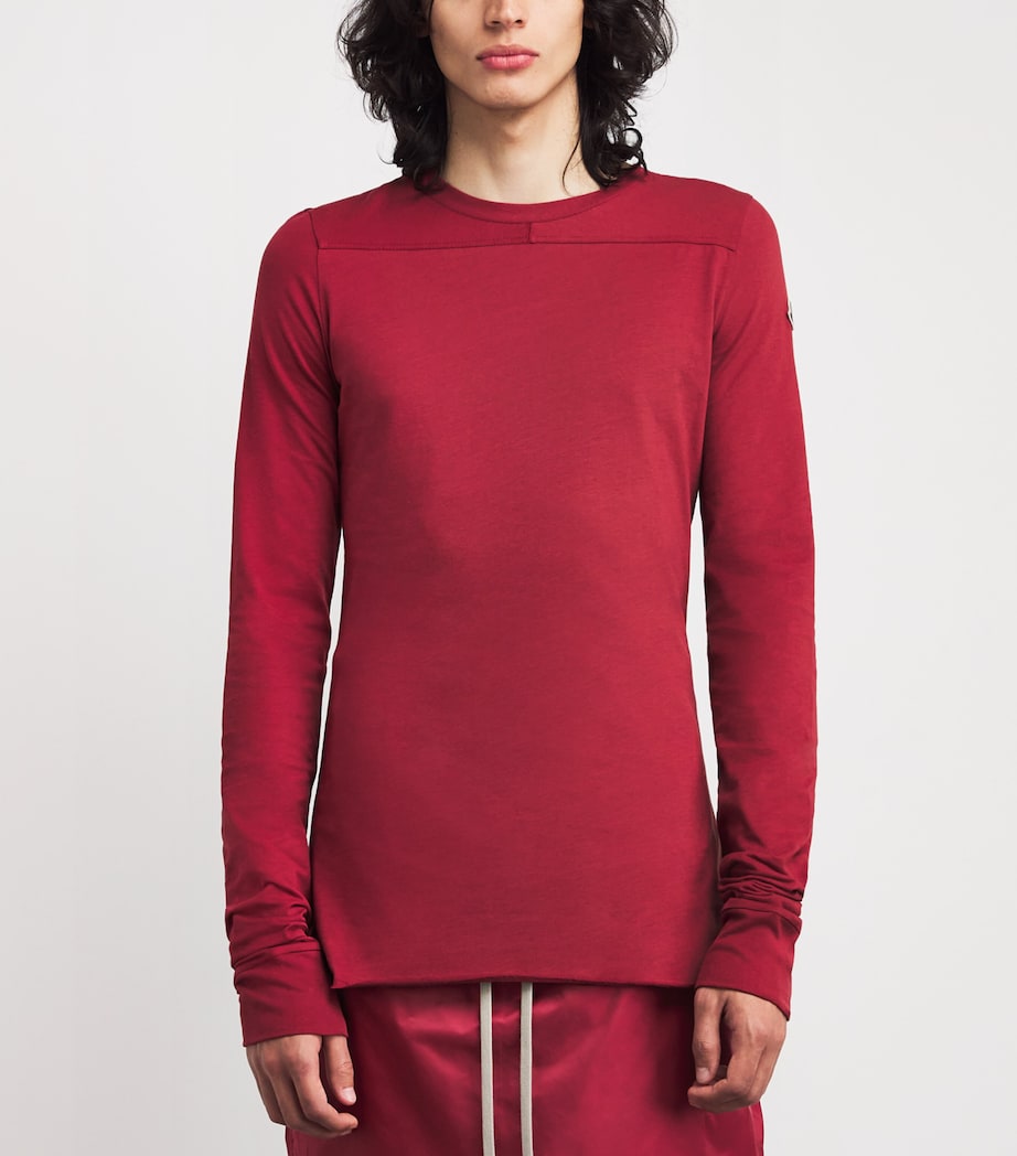 x Moncler Cotton Girder T-Shirt 438 - CARNELIAN Image 3