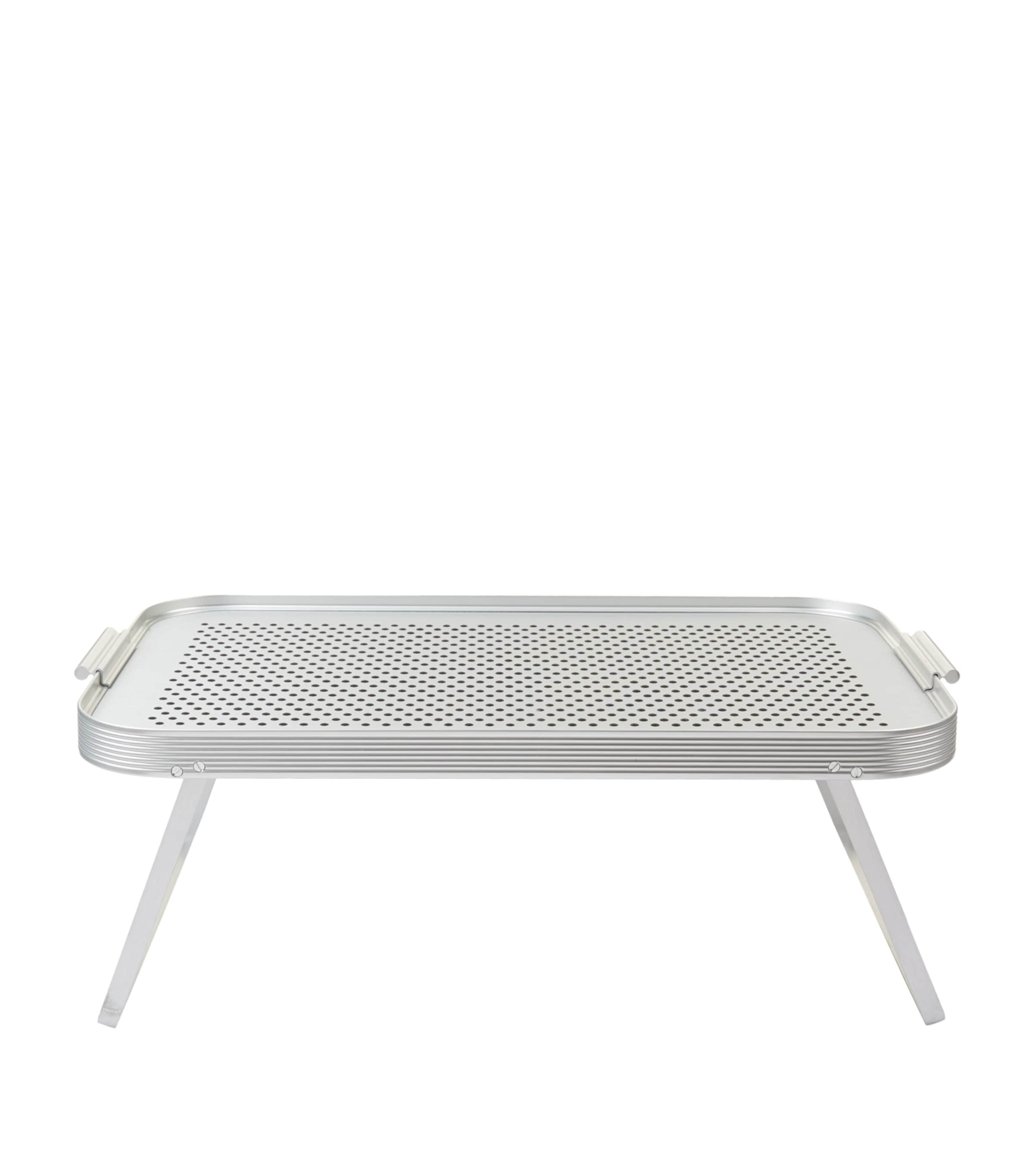 Kaymet Rubber Grip Tray In Silver